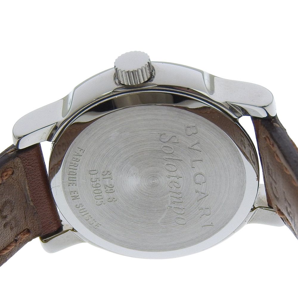 Bvlgari Bvlgari Bvlgari Solo Tempo Stainless Steel Quartz Metal Quartz ST29SL DUTY FREE for USA Size ONE SIZE - 6 Thumbnail