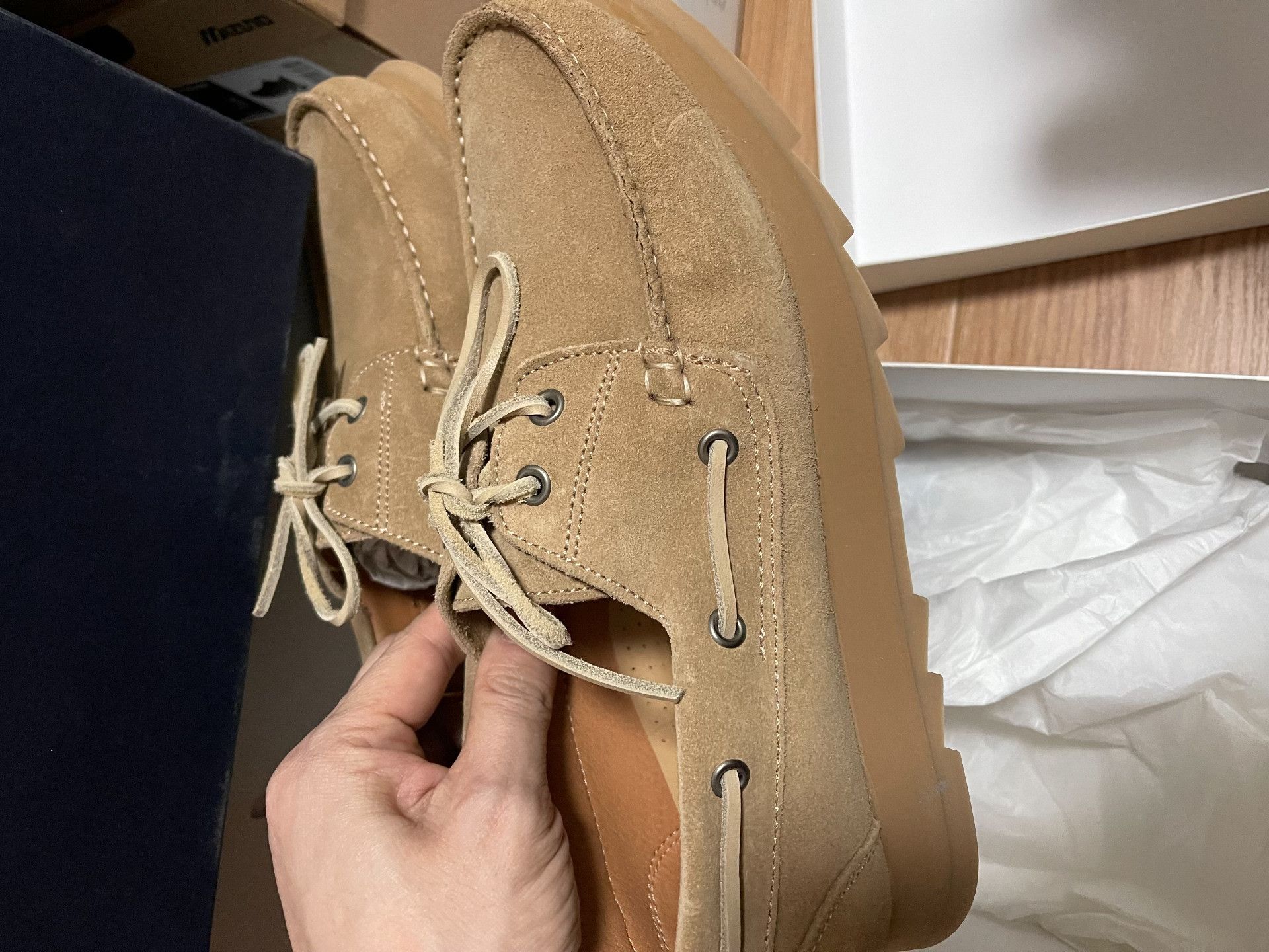 Nonnative nonnative OFFICER DECK Leather Shoes Size US 8 / EU 41 - 2 Thumbnail