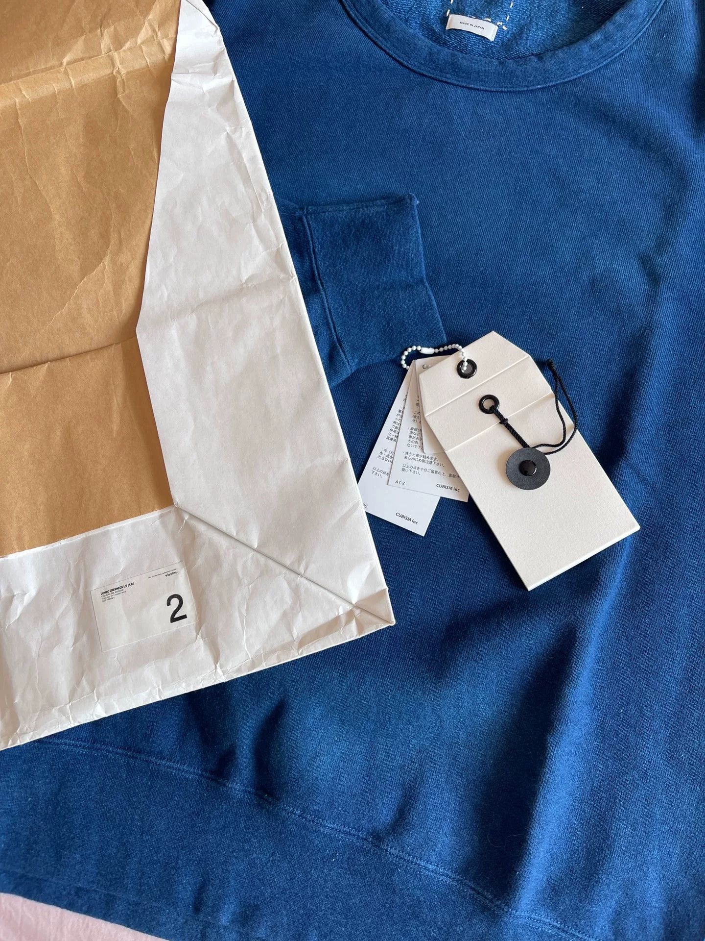 Visvim visvim jumbo indigo sweatshirt Size US M / EU 48-50 / 2 - 5 Thumbnail