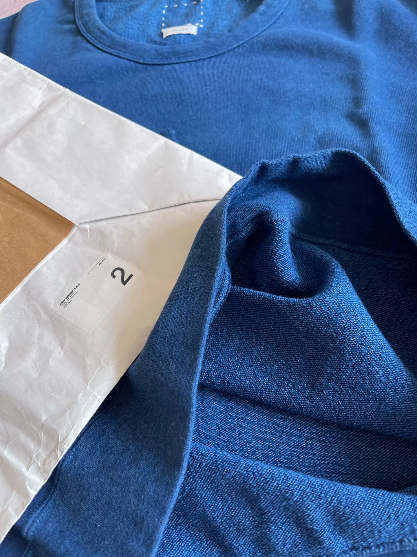 Visvim visvim jumbo indigo sweatshirt Size US M / EU 48-50 / 2 - 8 Thumbnail