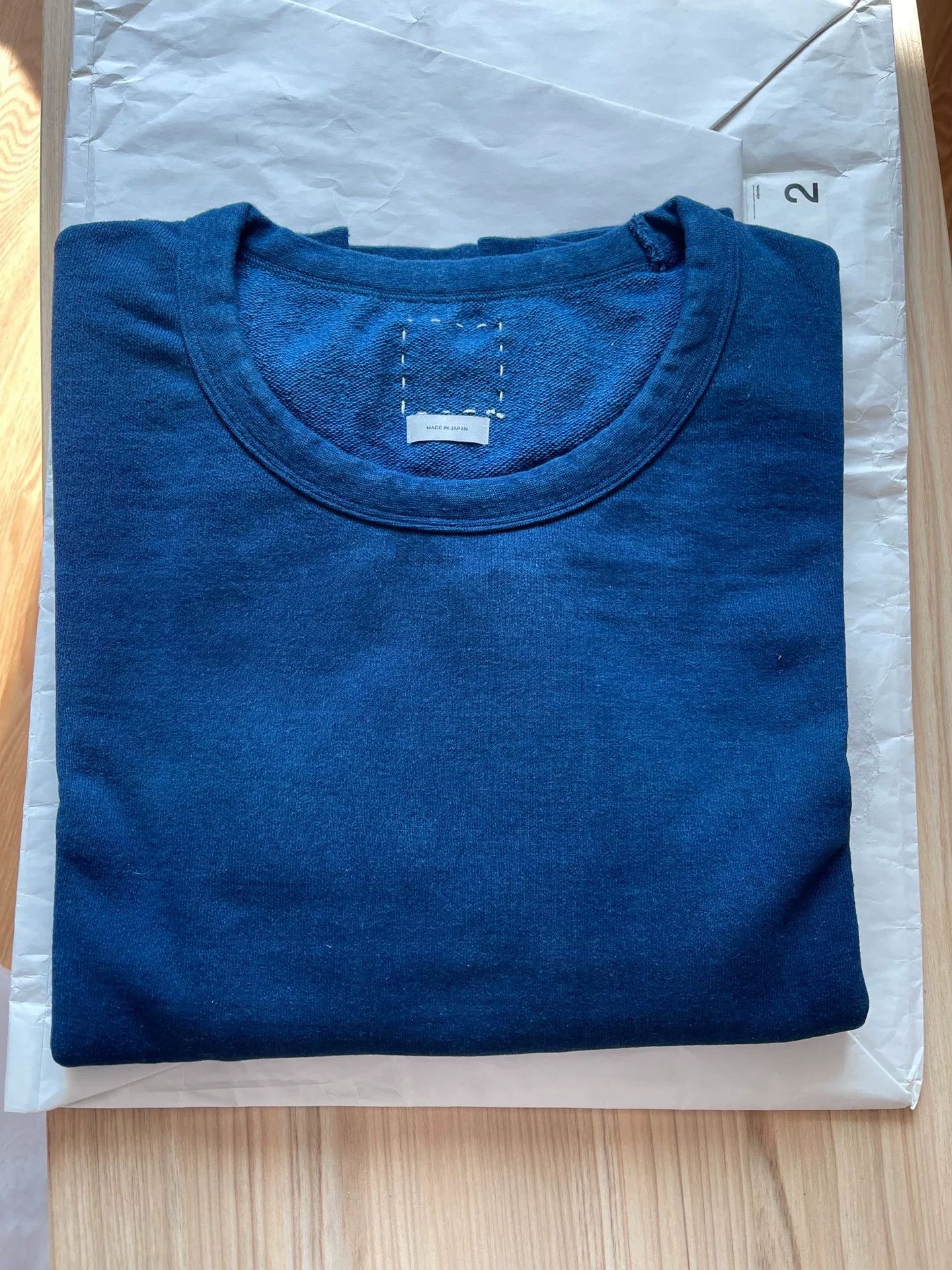 Visvim visvim jumbo indigo sweatshirt Size US M / EU 48-50 / 2 - 2 Thumbnail