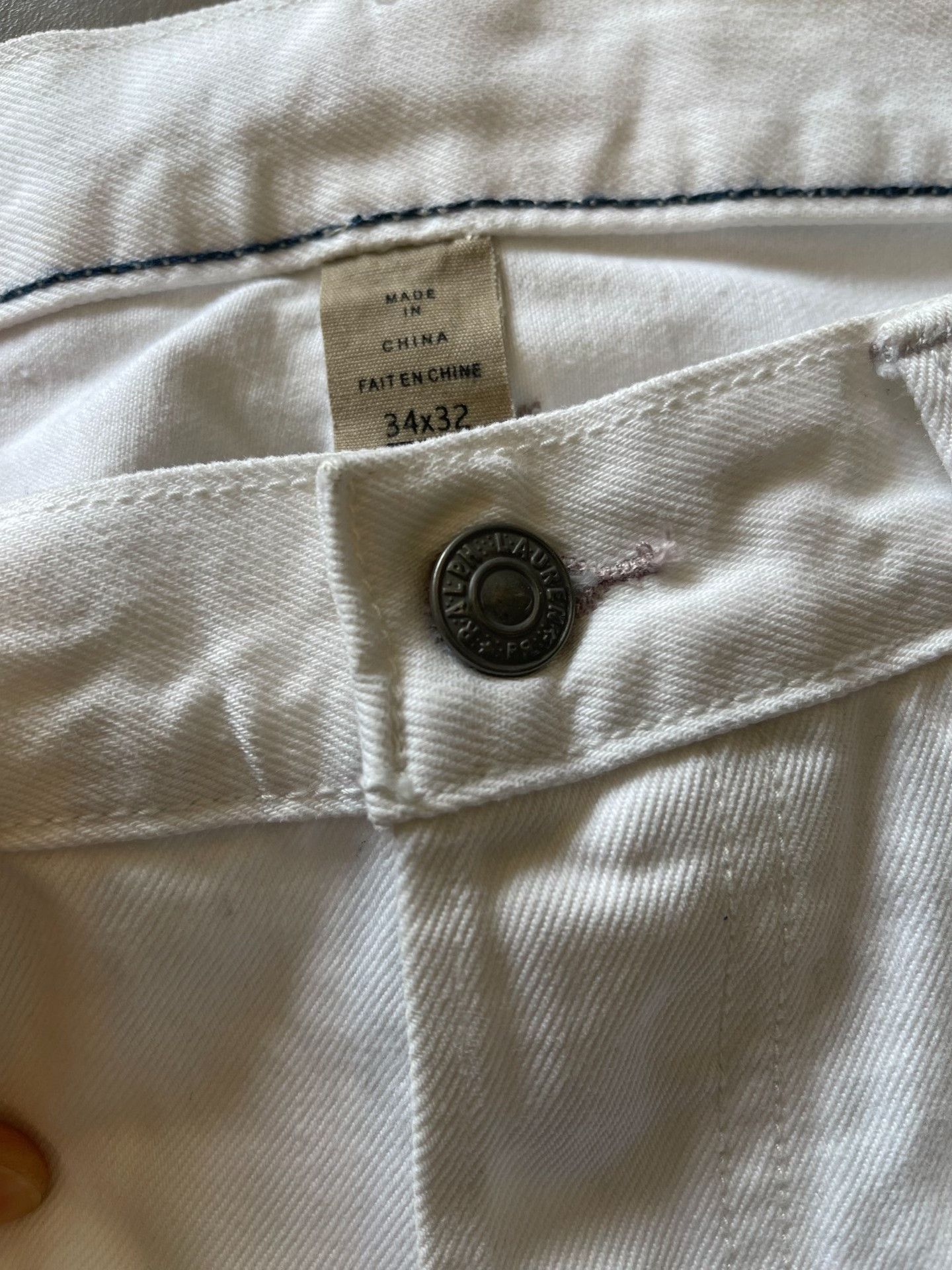 RRL Ralph Lauren RRL Double RL White Denim Jeans Size US 34 / EU 50 - 5 Thumbnail