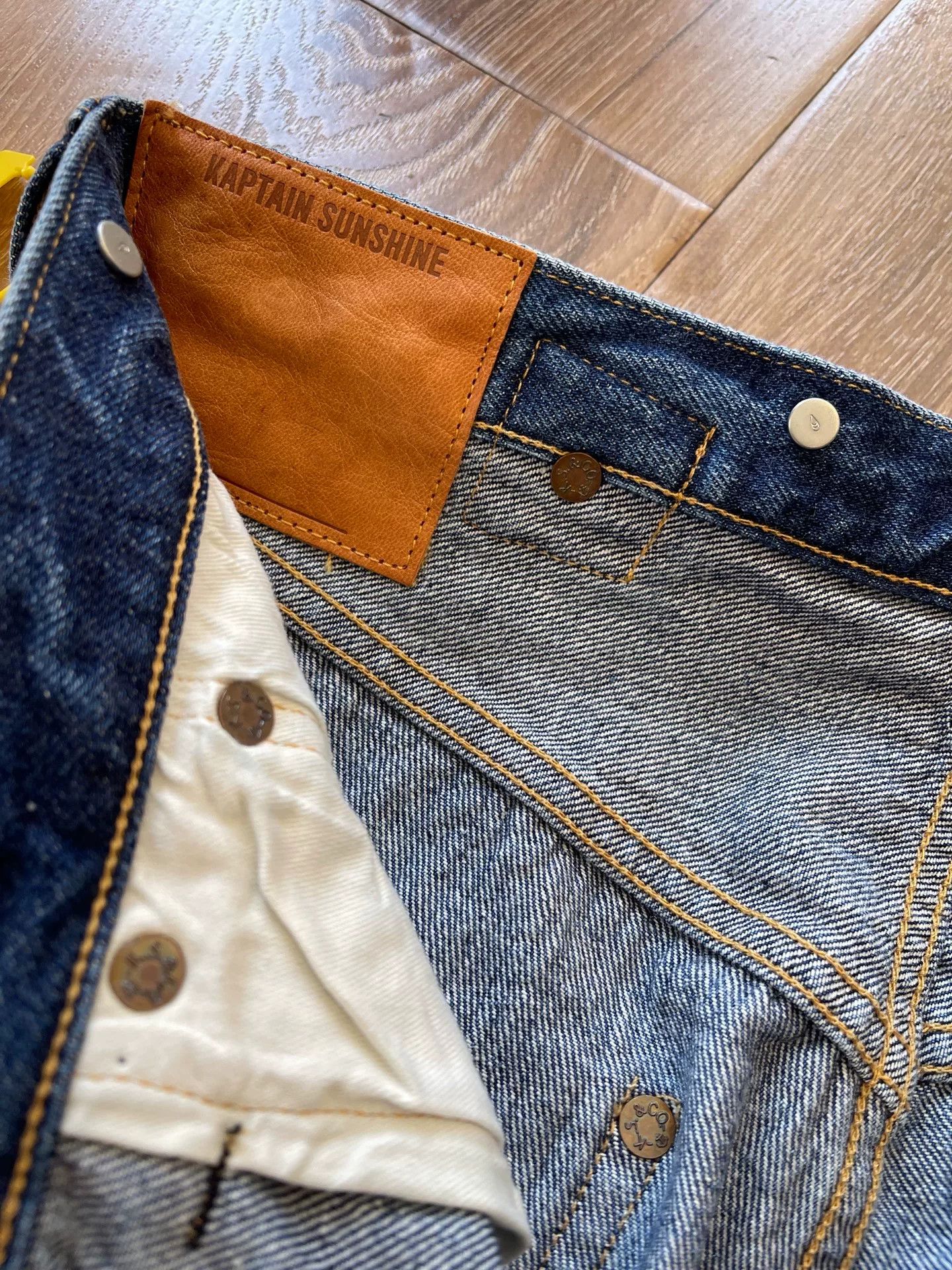 Kaptain Sunshine KAPTAIN SUNSHINE 1930 Straight Denim Size US 32 / EU 48 - 8 Thumbnail