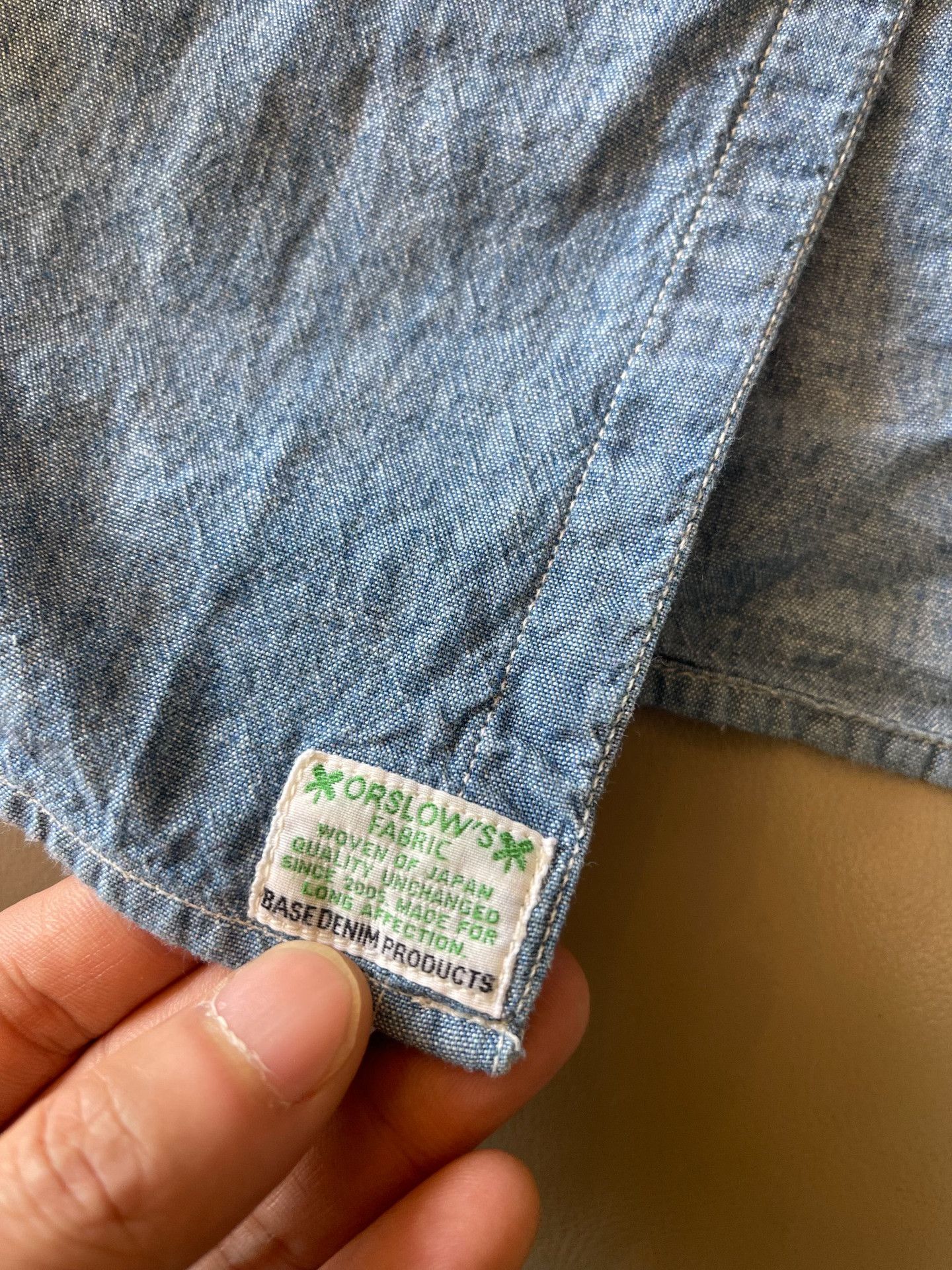 Orslow Orslow Chambray Denim Shirt Size US S / EU 44-46 / 1 - 7 Thumbnail