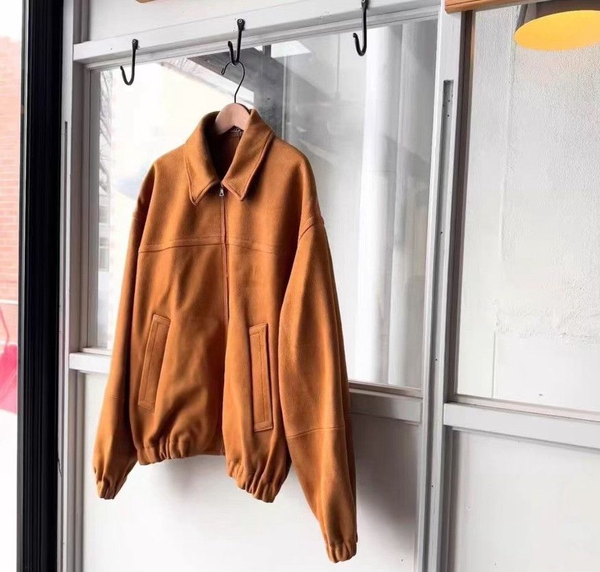 Auralee AURALEE 25SS Lamb Suede Zip Blouson Size US L / EU 52-54 / 3 - 5 Thumbnail