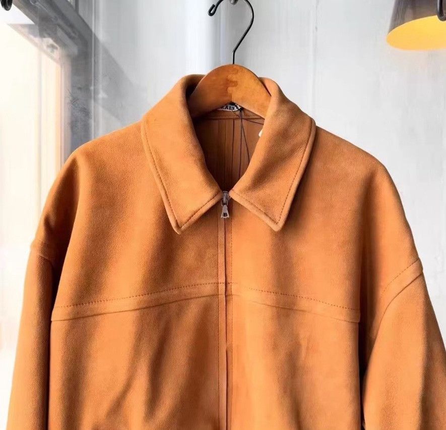 Auralee AURALEE 25SS Lamb Suede Zip Blouson Size US L / EU 52-54 / 3 - 4 Thumbnail