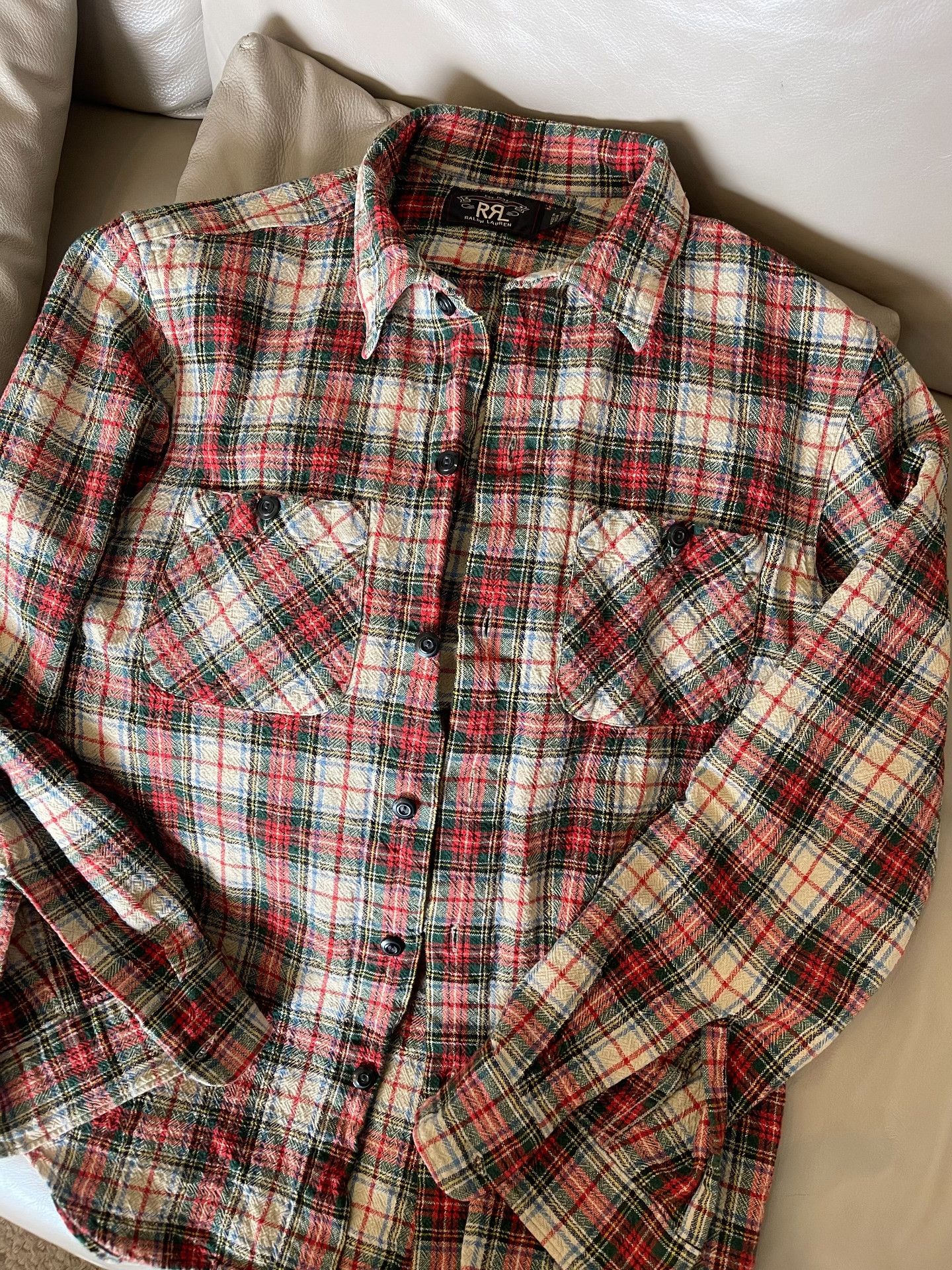RRL Ralph Lauren RRL Double RL Western Striped Shirt Size US S / EU 44-46 / 1 - 2 Thumbnail