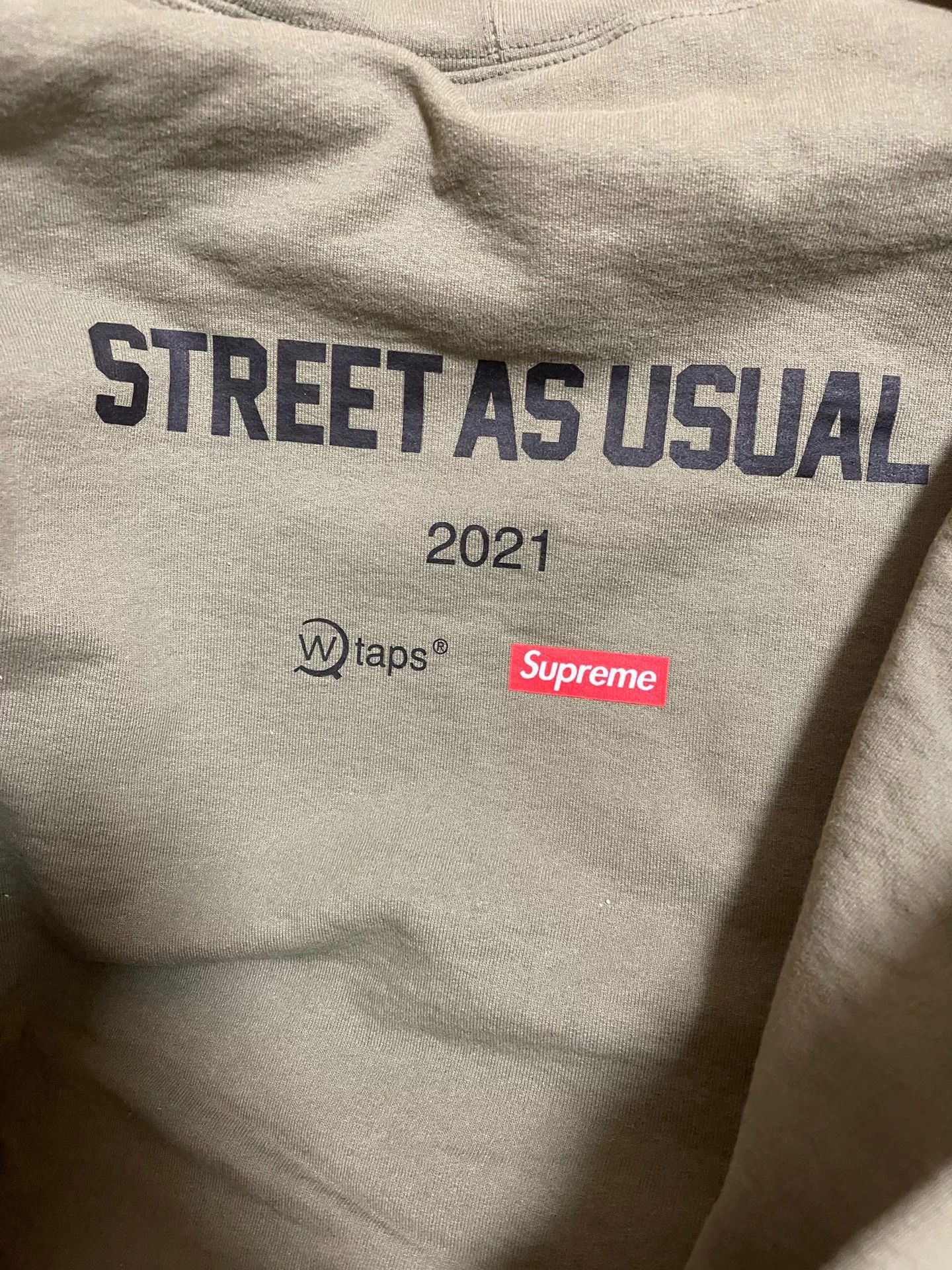Wtaps Supreme x WTAPS 21FW Green Hoodie Size US M / EU 48-50 / 2 - 2 Thumbnail