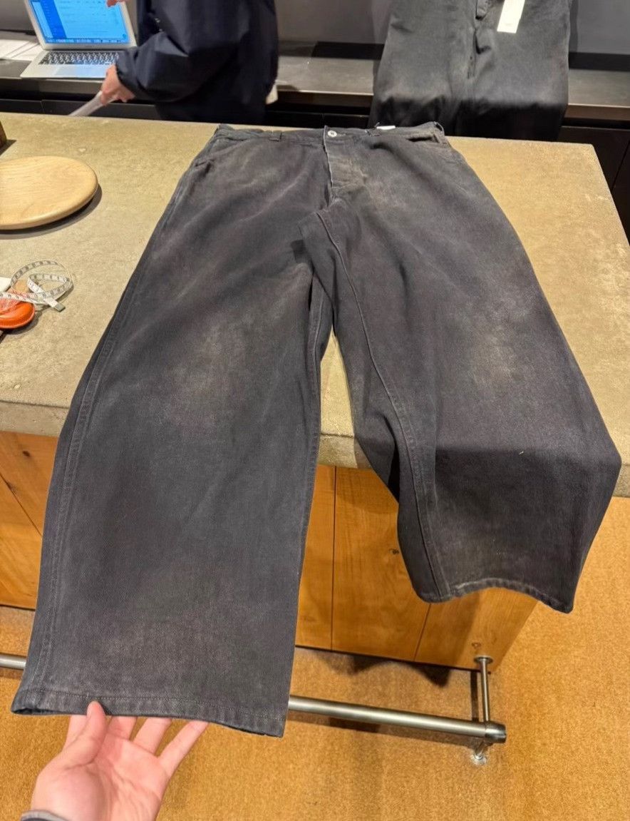A.PRESSE A.PRESSE Vintage Black Denim Work Pants Size US 26 / EU 42 - 4 Thumbnail
