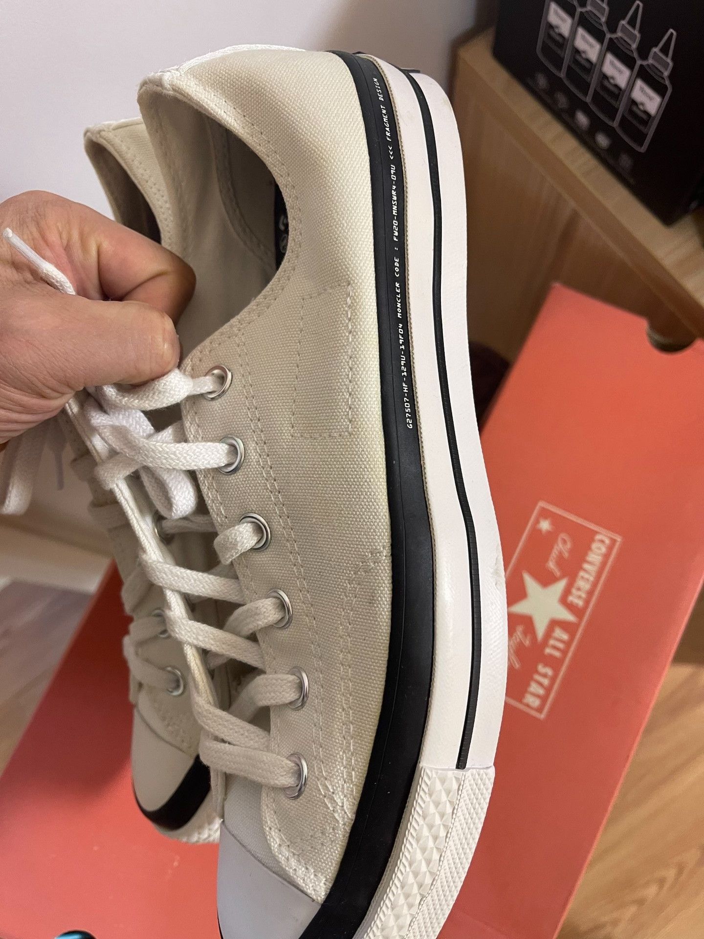 Fragment Design Fragment x Moncler x Converse 1970s Size US 8.5 / EU 41-42 - 3 Thumbnail