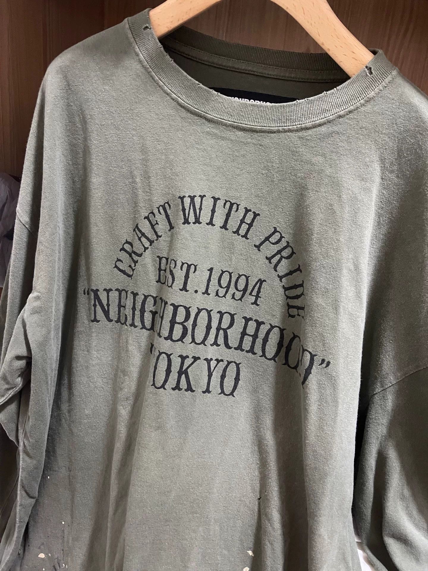 Neighborhood NEIGHBORHOOD Damage Crewneck T-Shirt Size US M / EU 48-50 / 2 - 4 Thumbnail