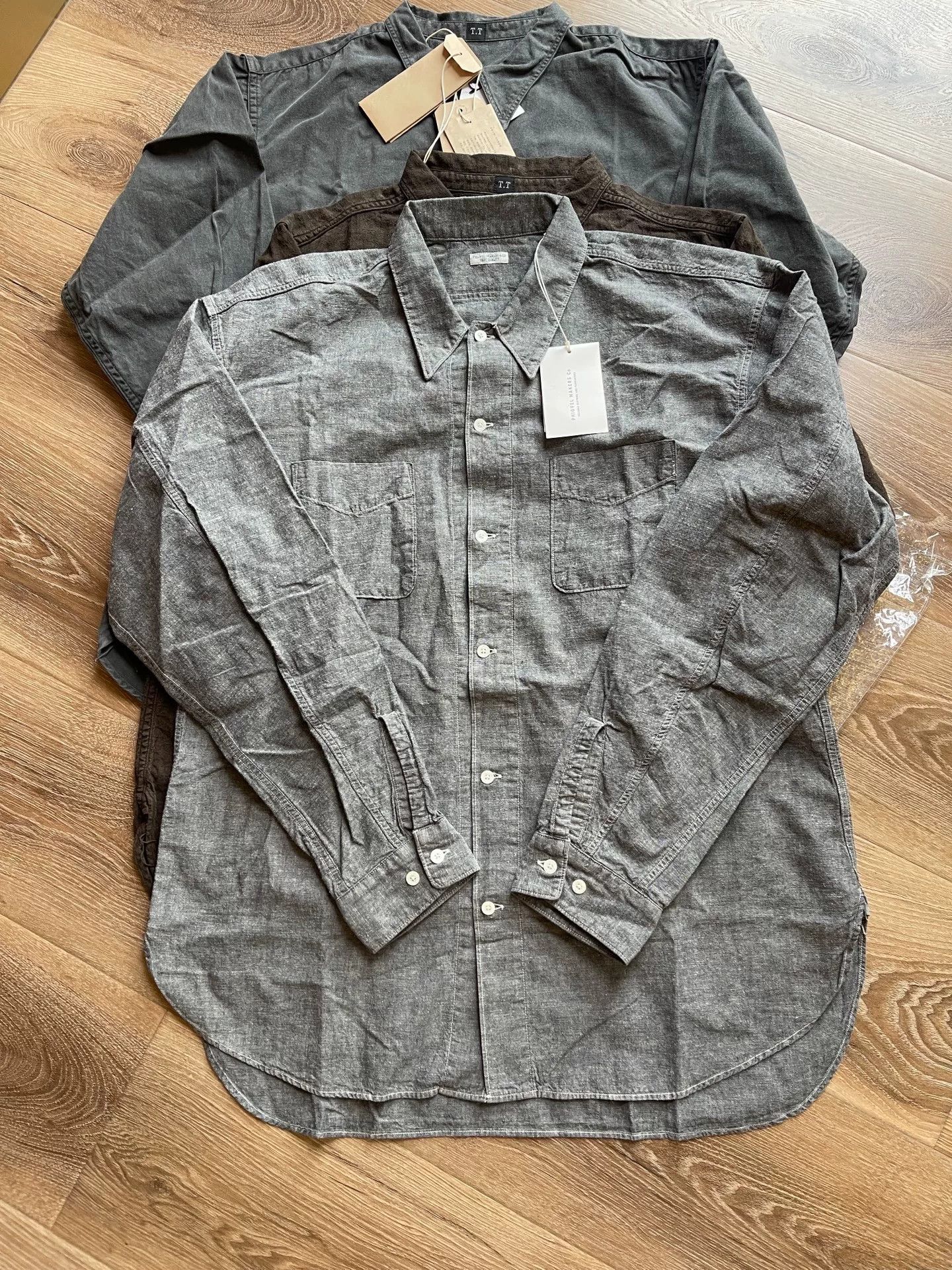 PHIGVEL MAKERS & Co. Phigvel Makers Chambray Workaday Shirt Size US L / EU 52-54 / 3 - 2 Thumbnail