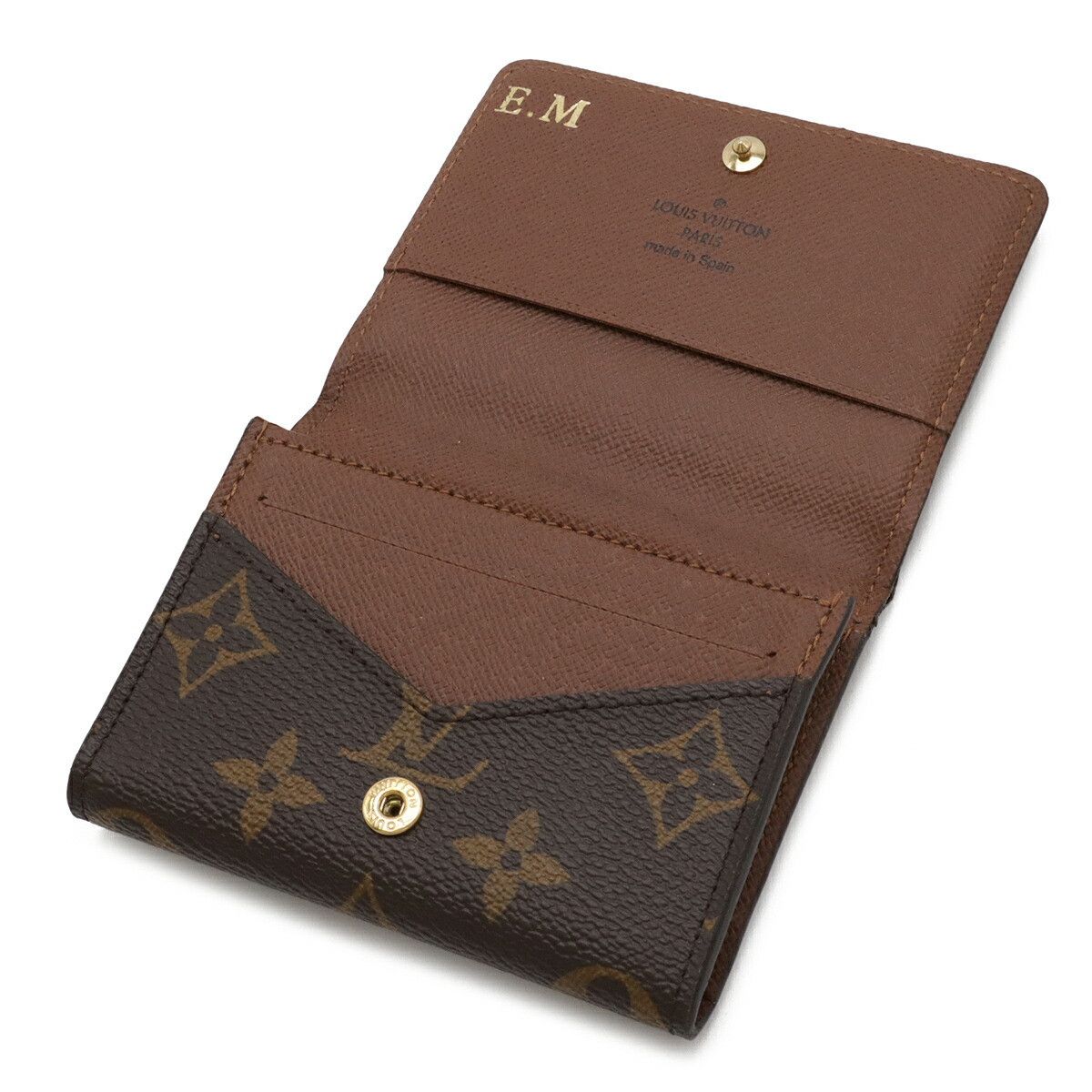 Louis Vuitton Louis Vuitton Louis Vuitton Monogram Card Case Textile Business card case M63801 DUTY FREE for USA Size ONE SIZE - 4 Thumbnail
