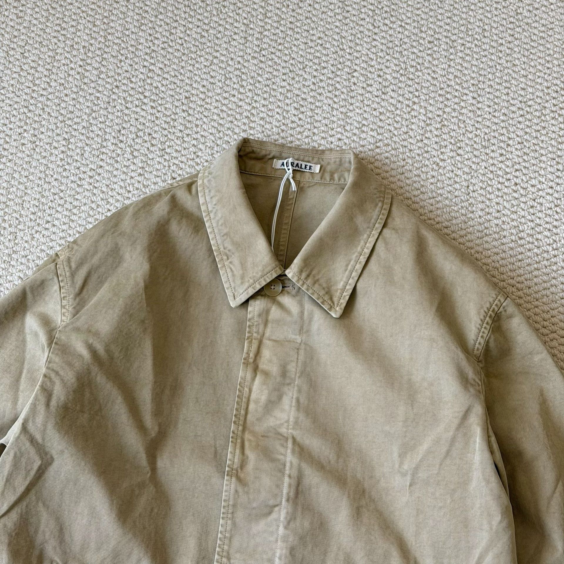 Auralee AURALEE Dyed Finx Light Chino Blouson Size US XXL / EU 58 / 5 - 3 Thumbnail