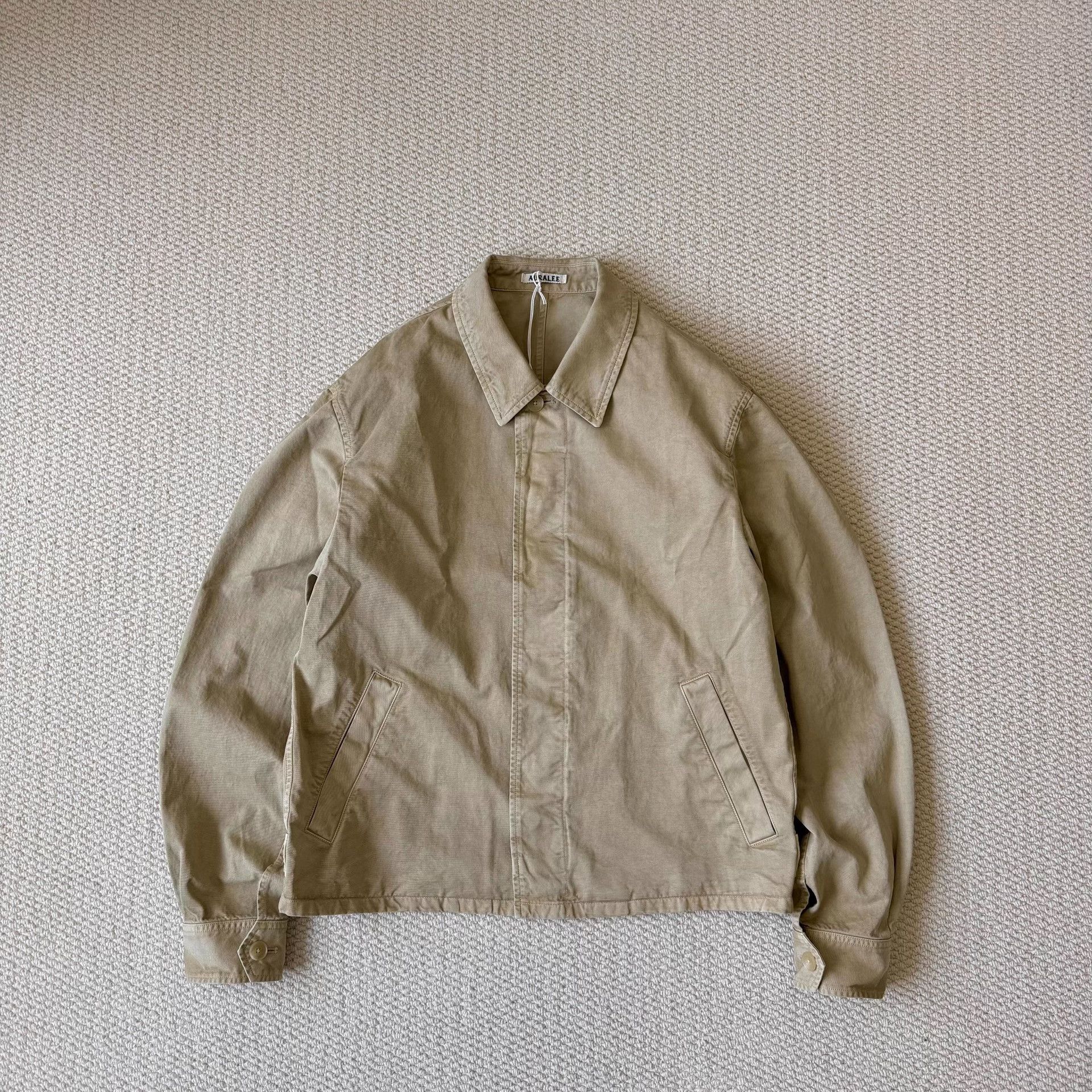 Auralee AURALEE Dyed Finx Light Chino Blouson Size US XXL / EU 58 / 5 - 2 Thumbnail