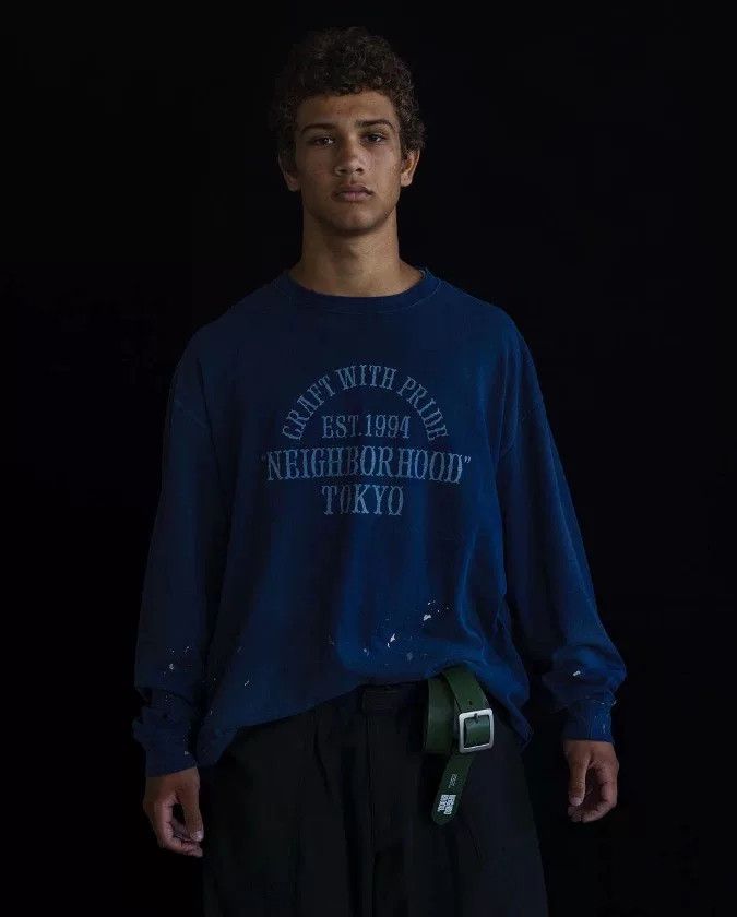 Neighborhood NEIGHBORHOOD Distressed Splatter Crewneck Size US L / EU 52-54 / 3 - 2 Thumbnail