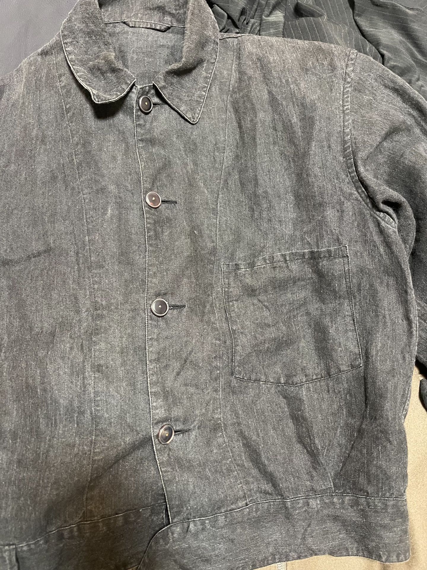 Comoli Comoli Dyed Linen Jacket Size US L / EU 52-54 / 3 - 9 Thumbnail