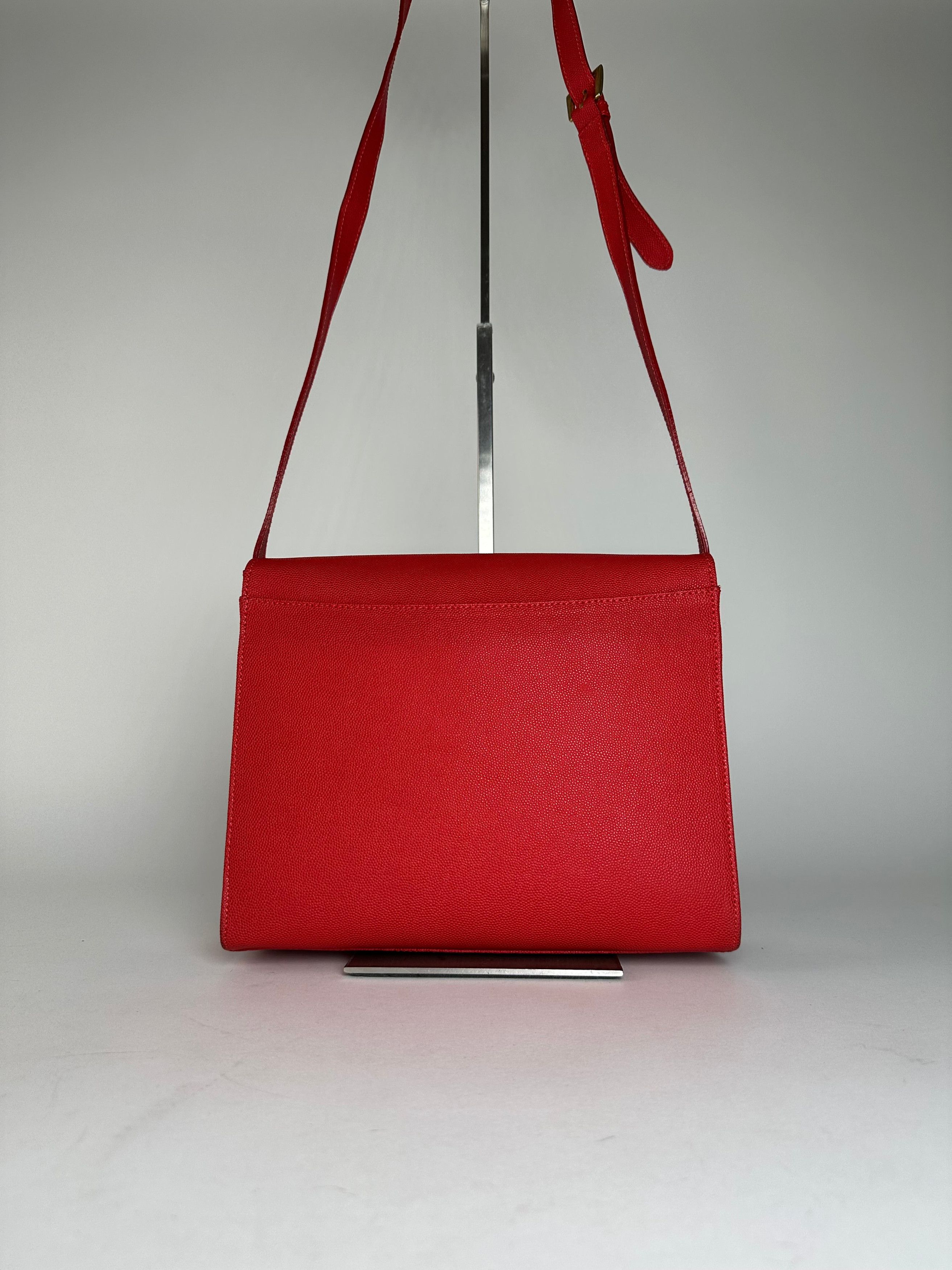 Givenchy Vintage Leather Canvas Multiway Bag Red Size ONE SIZE - 2 Thumbnail
