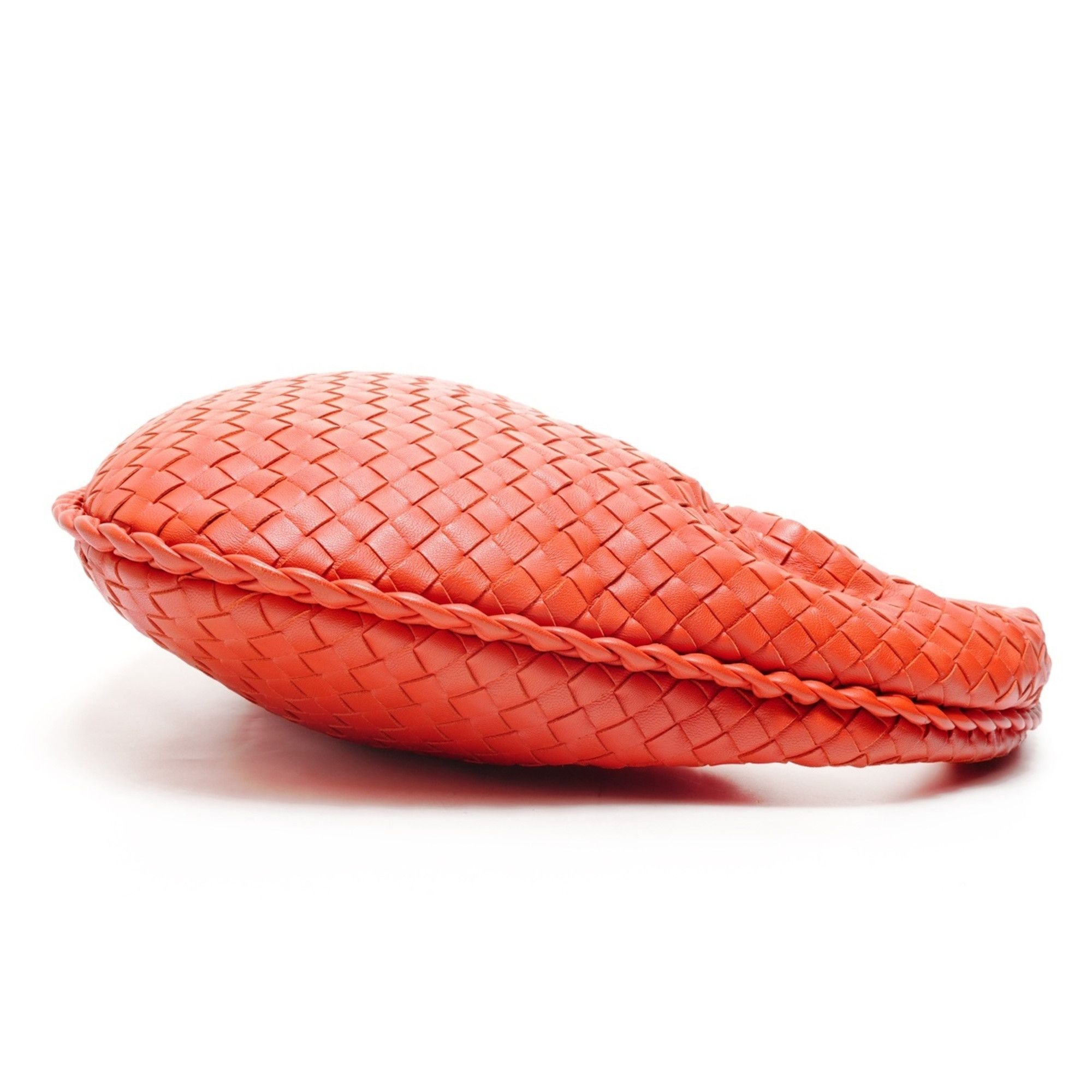 Bottega Veneta Bottega Veneta Intrecciato Hobo Bag Handbag Red Size ONE SIZE - 4 Thumbnail
