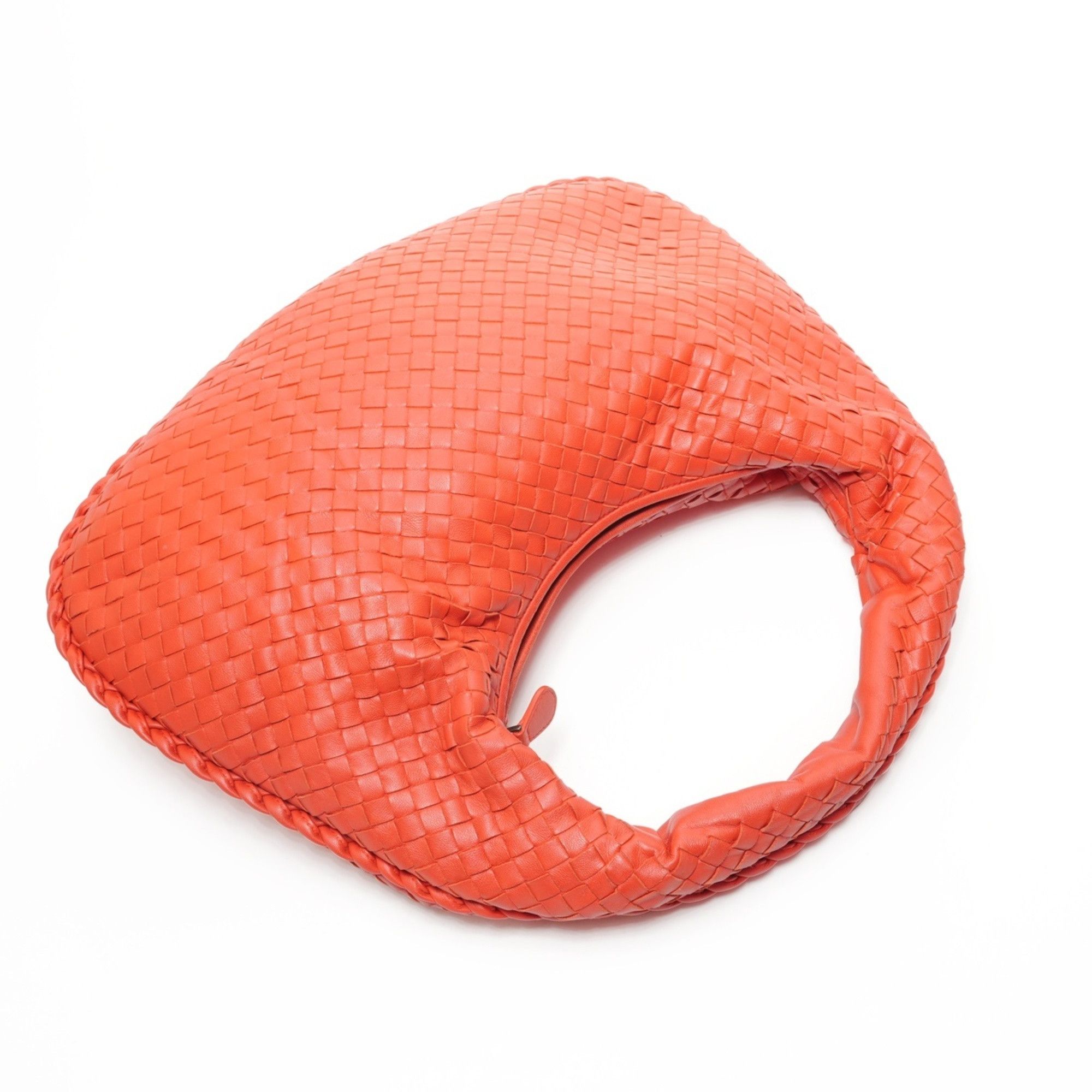 Bottega Veneta Bottega Veneta Intrecciato Hobo Bag Handbag Red Size ONE SIZE - 8 Thumbnail