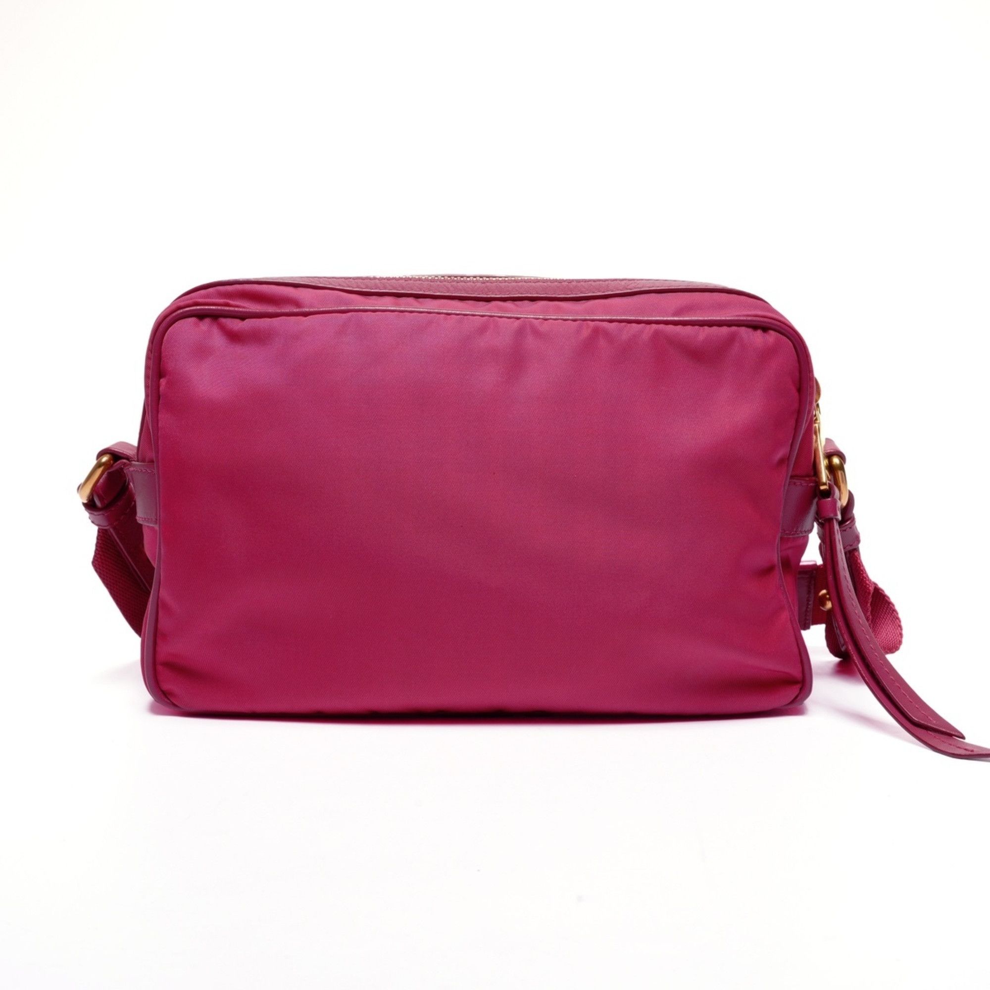 Prada Prada Nylon Camera Shoulder Bag in Pink Size ONE SIZE - 2 Thumbnail