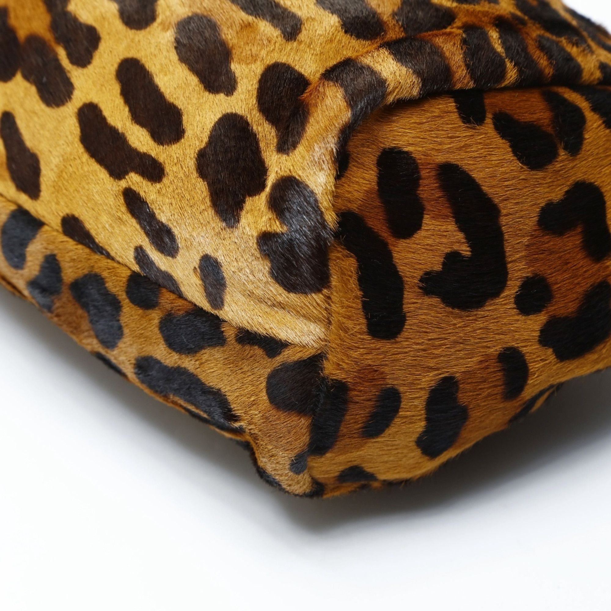 Prada Prada pony leopard print handbag in brown Size ONE SIZE - 6 Thumbnail