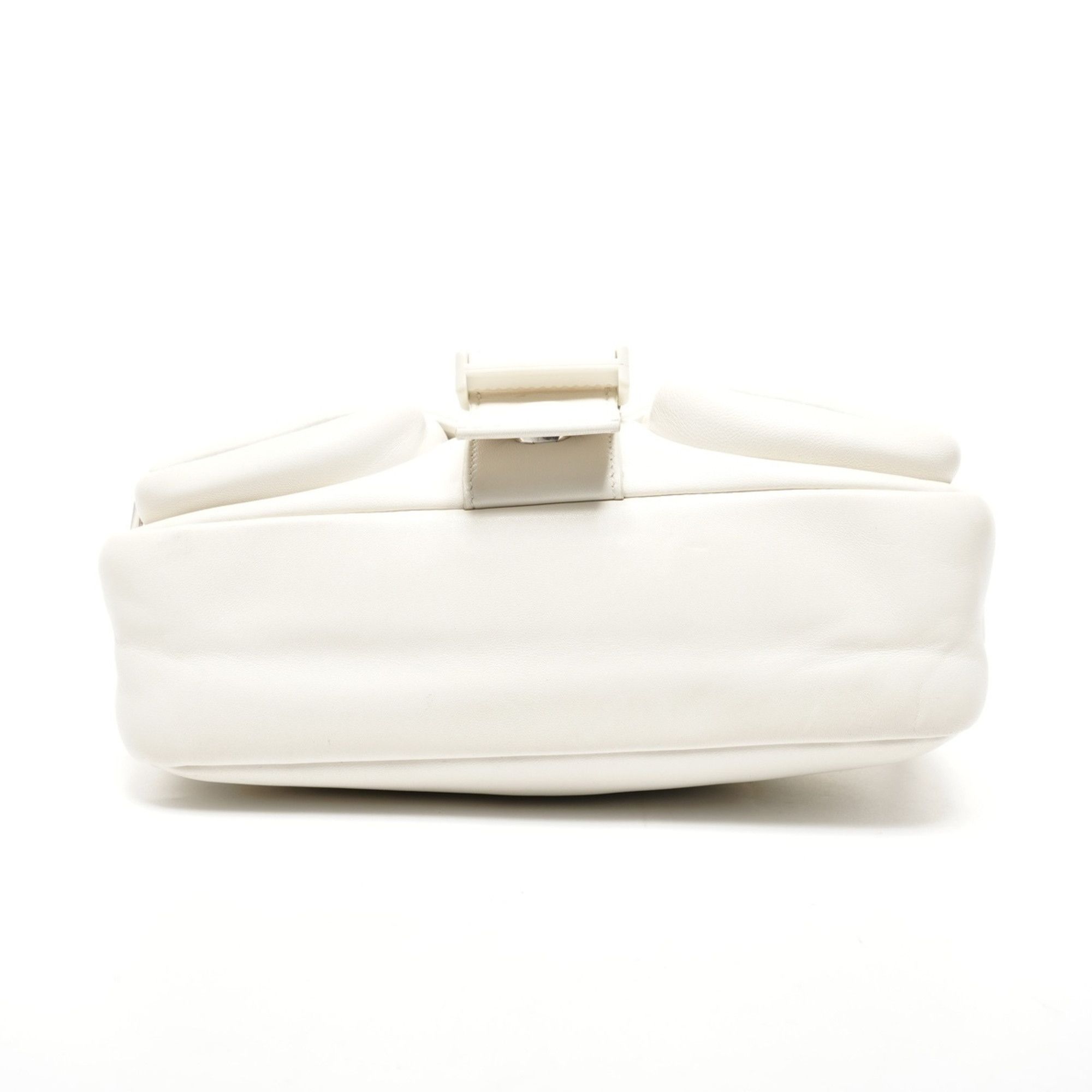 Prada Prada Nappa Leather Shoulder Bag in White Size ONE SIZE - 7 Thumbnail
