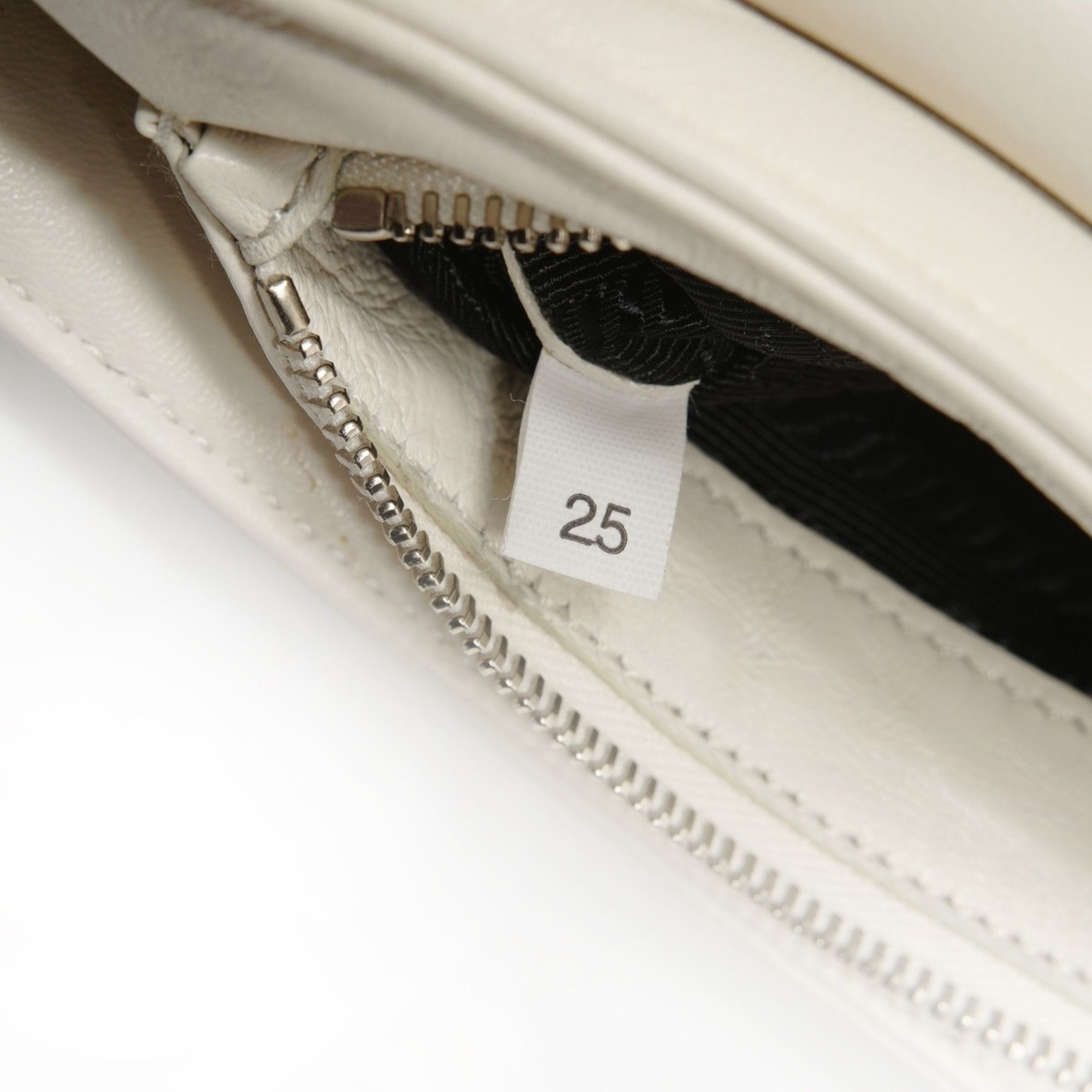 Prada Prada Nappa Leather Shoulder Bag in White Size ONE SIZE - 11 Thumbnail