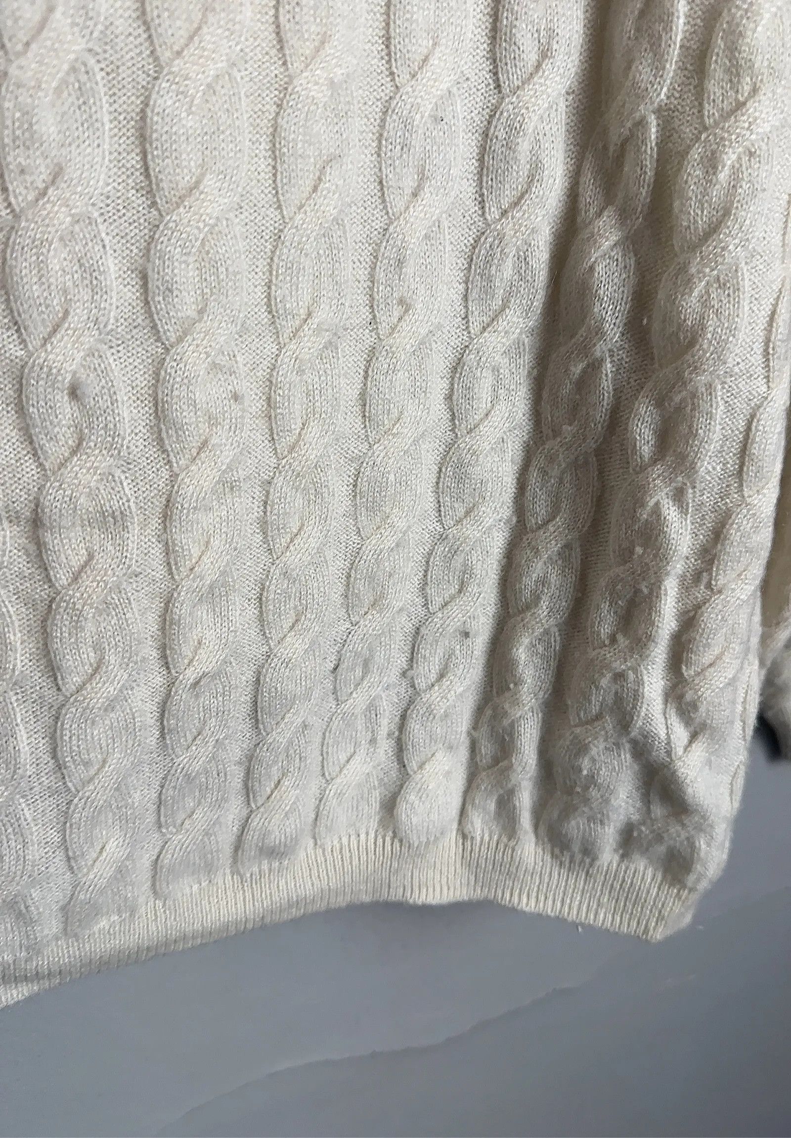 Toteme Toteme Cashmere Cable Knit Sweater Size L / US 10 / IT 46 - 7 Thumbnail