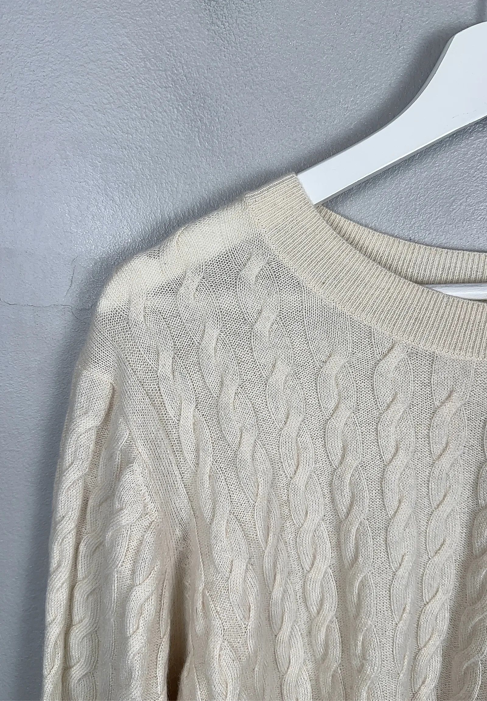 Toteme Toteme Cashmere Cable Knit Sweater Size L / US 10 / IT 46 - 6 Thumbnail
