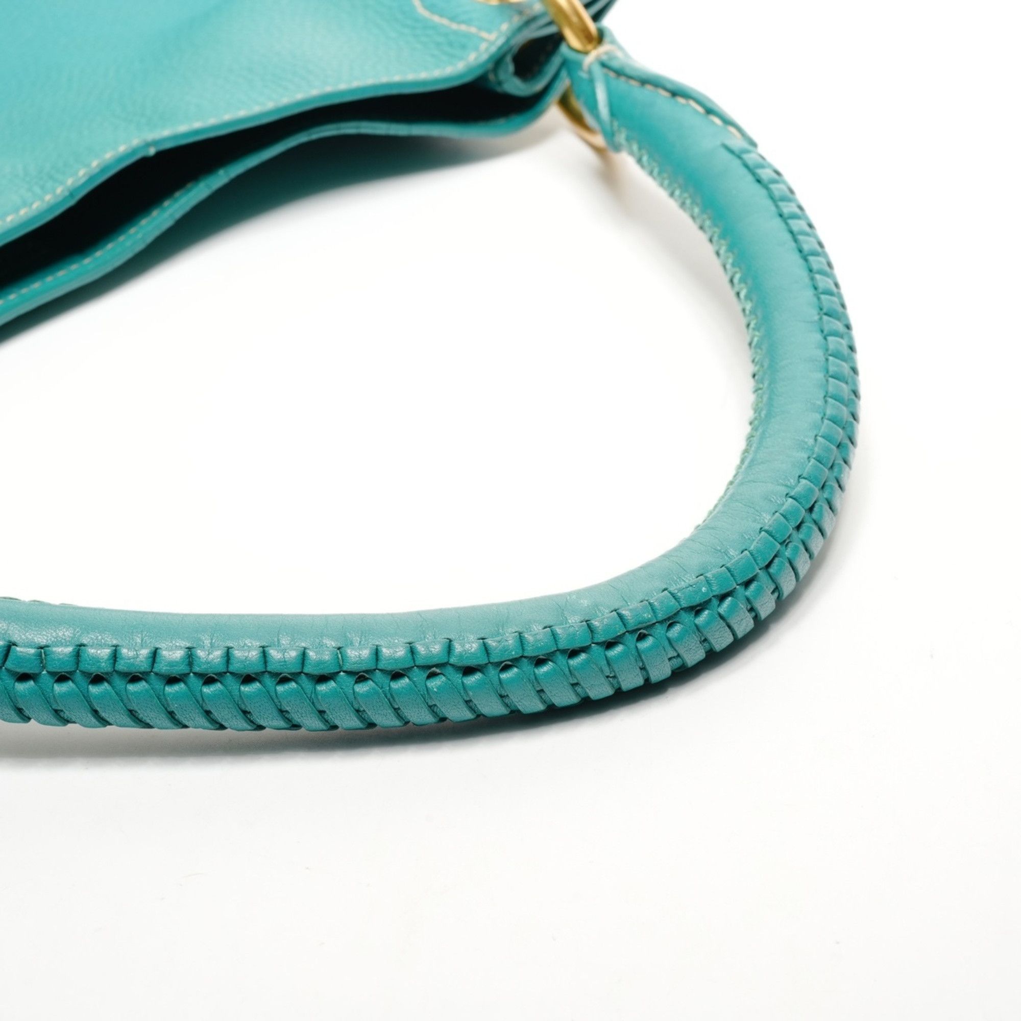Prada Prada One-Shoulder Tote Bag Shoulder Green Size ONE SIZE - 12 Thumbnail