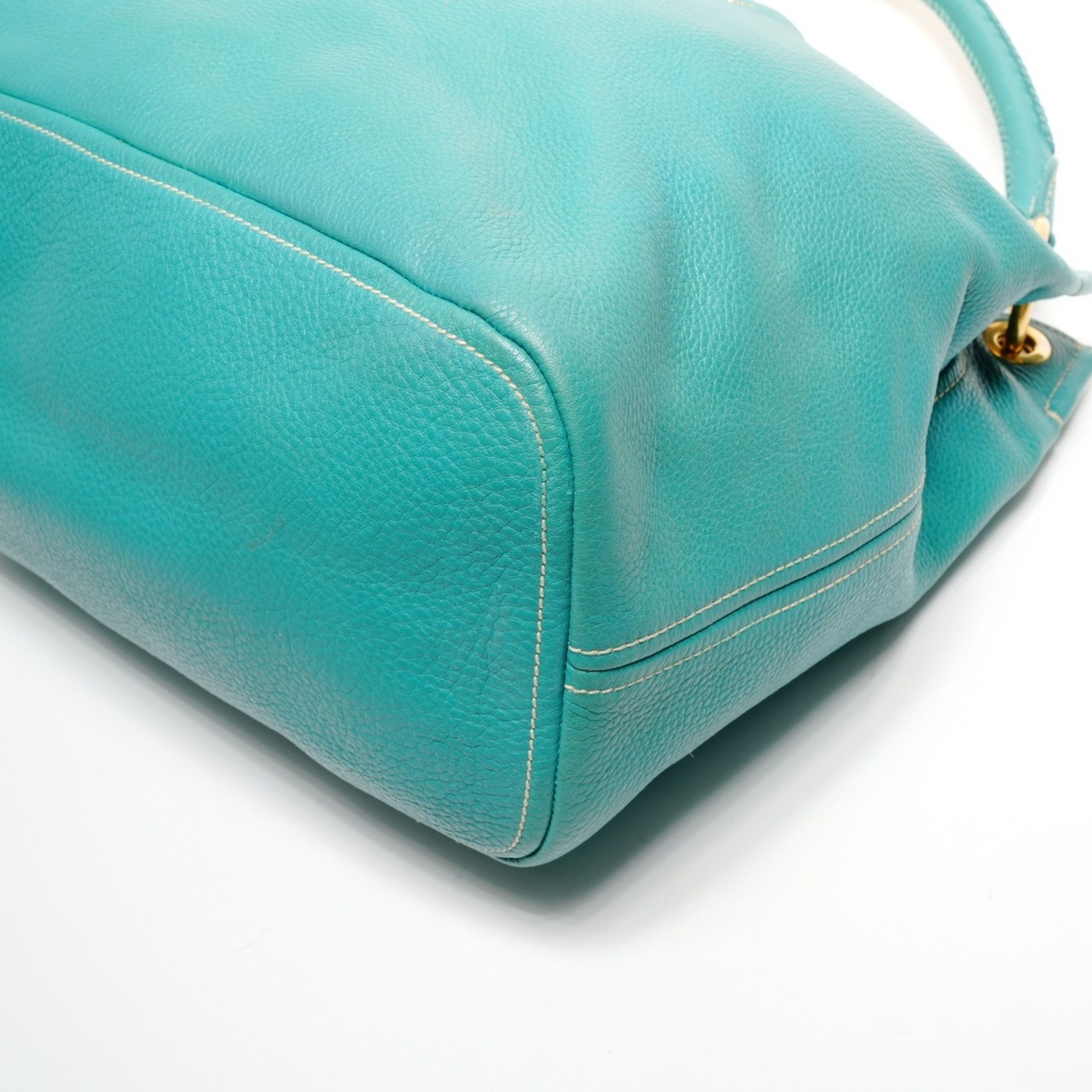 Prada Prada One-Shoulder Tote Bag Shoulder Green Size ONE SIZE - 6 Thumbnail