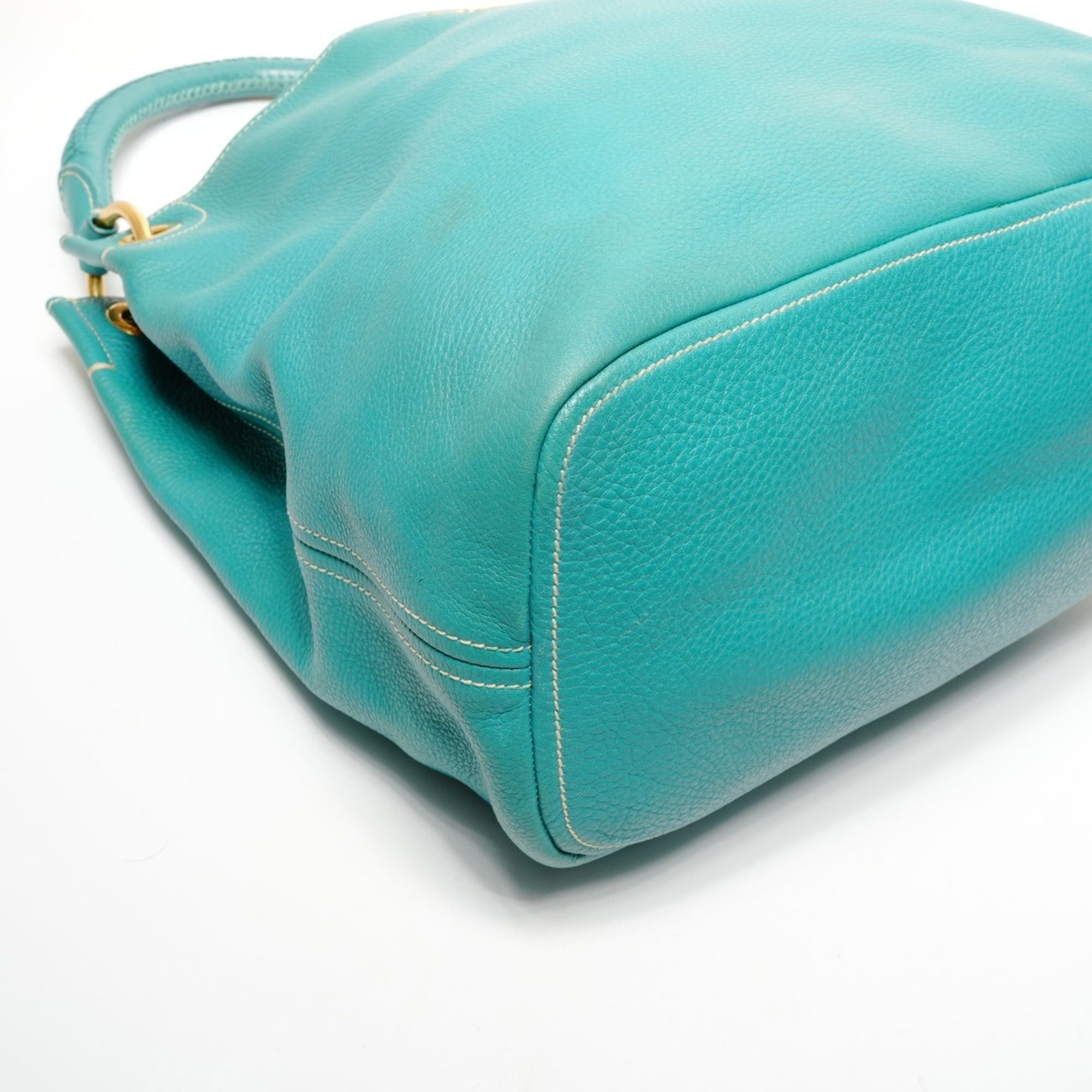 Prada Prada One-Shoulder Tote Bag Shoulder Green Size ONE SIZE - 5 Thumbnail