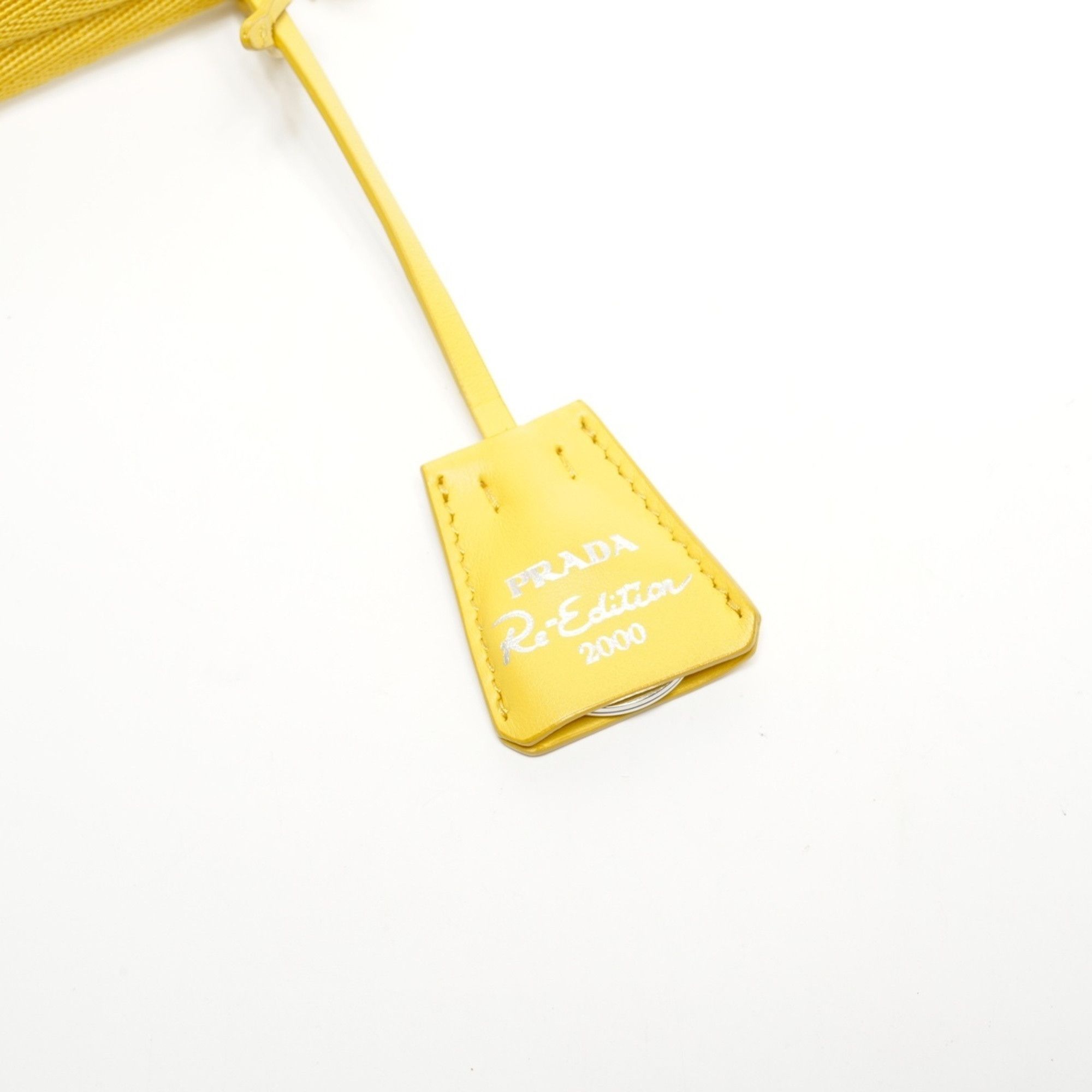 Prada Prada Terry Re-Edition 2000 Spugna Hobo Shoulder Bag in Yellow Size ONE SIZE - 13 Thumbnail
