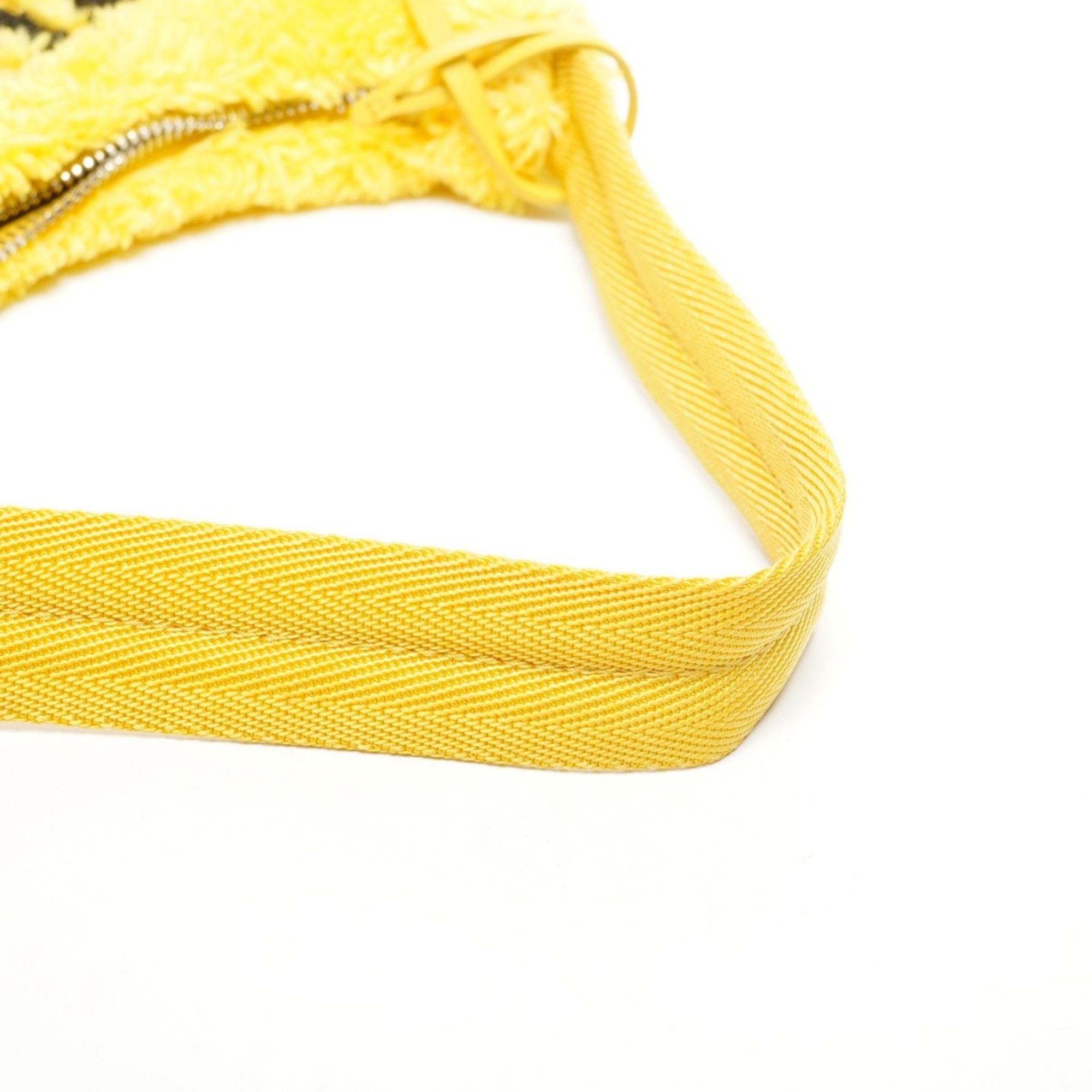 Prada Prada Terry Re-Edition 2000 Spugna Hobo Shoulder Bag in Yellow Size ONE SIZE - 12 Thumbnail