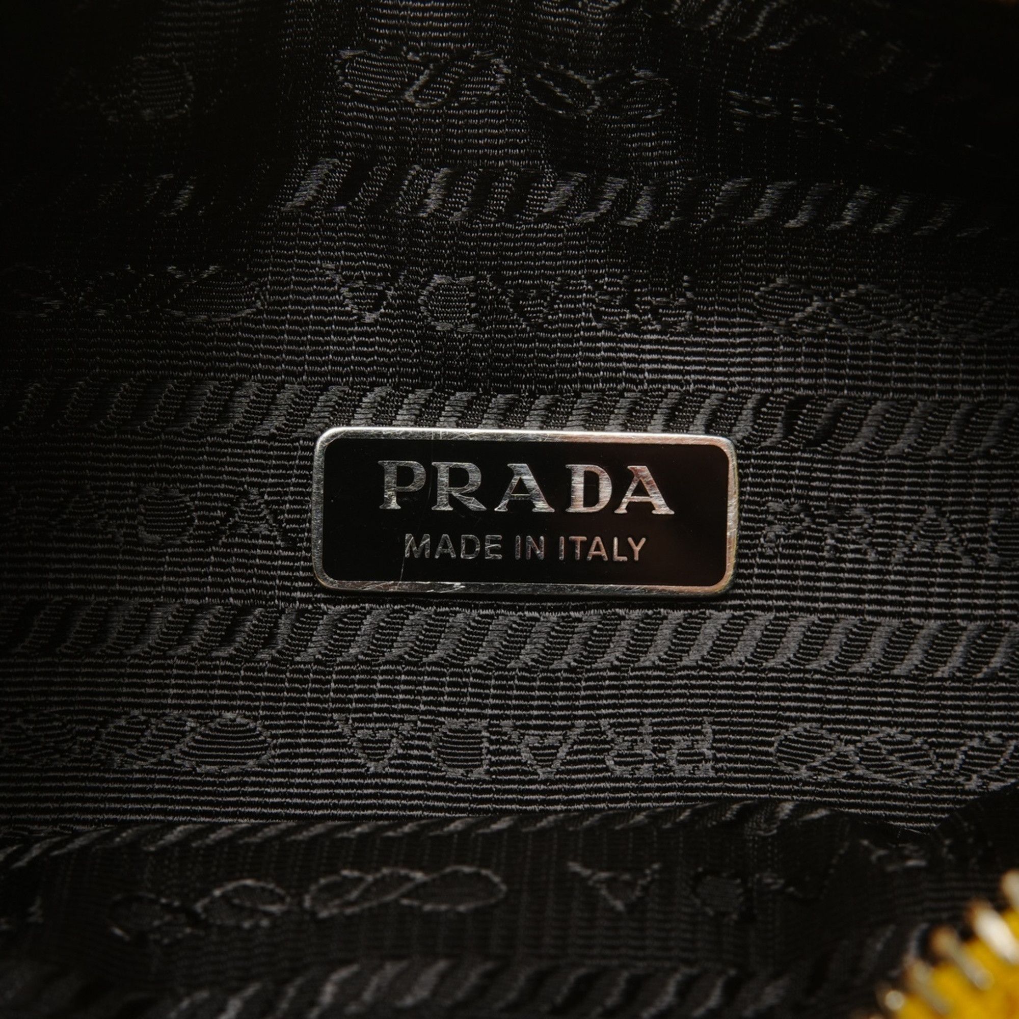Prada Prada Terry Re-Edition 2000 Spugna Hobo Shoulder Bag in Yellow Size ONE SIZE - 9 Thumbnail