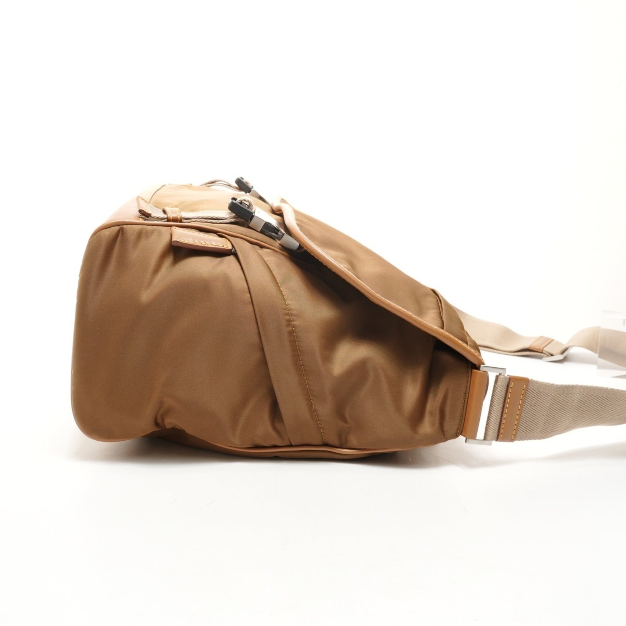 Prada Prada Re-Nylon Shoulder Bag, Beige, 2VD052 Size ONE SIZE - 4 Thumbnail