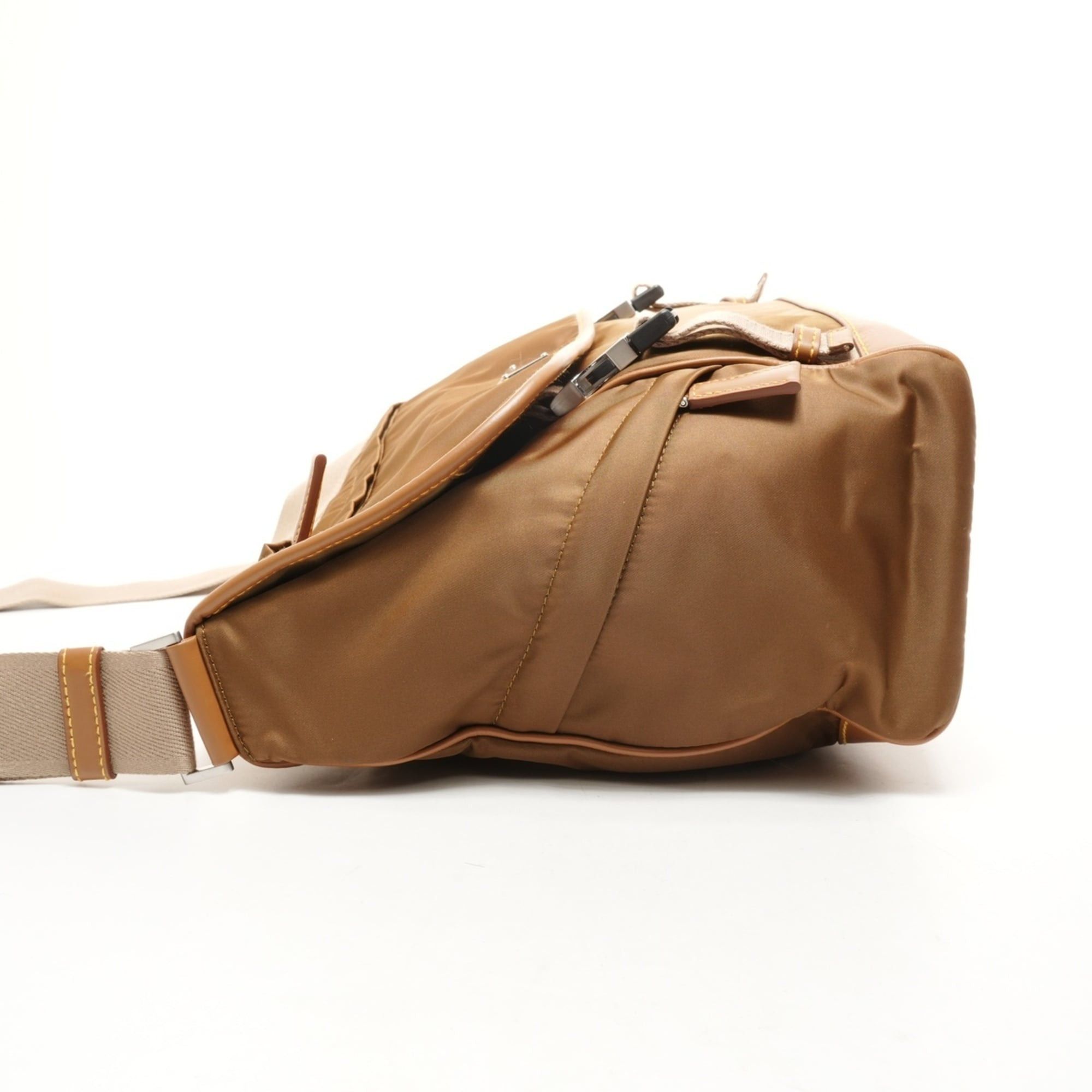 Prada Prada Re-Nylon Shoulder Bag, Beige, 2VD052 Size ONE SIZE - 3 Thumbnail