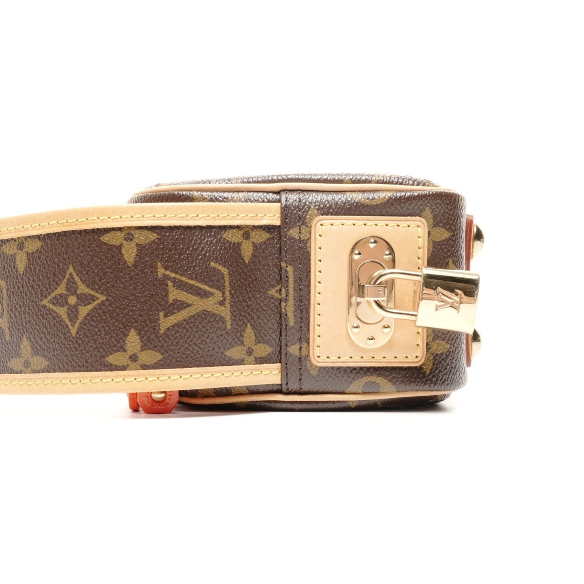 Louis Vuitton Louis Vuitton 2006 Monogram Perforated Mini Trocadero Shoulder Bag, Brown Size ONE SIZE - 4 Thumbnail