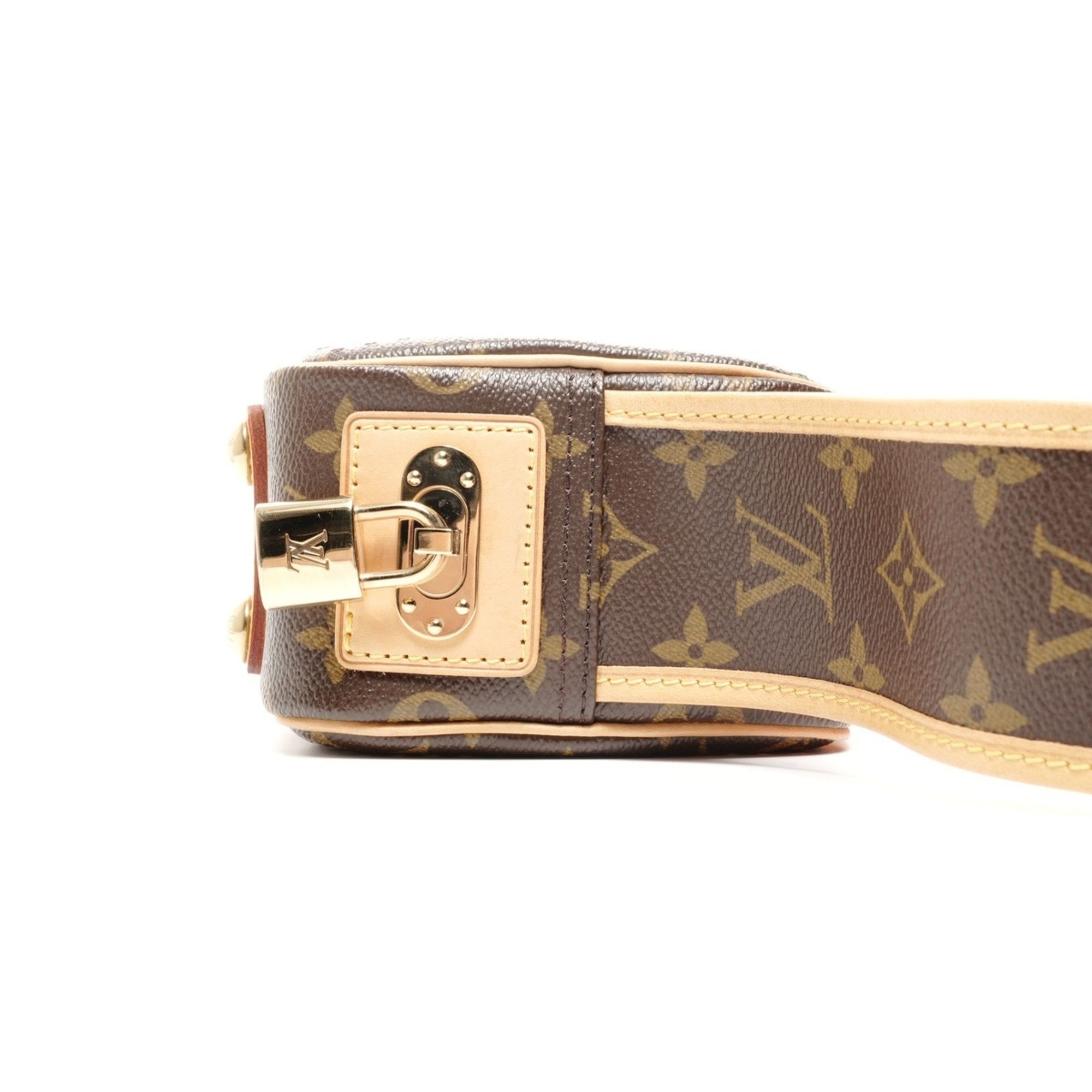 Louis Vuitton Louis Vuitton 2006 Monogram Perforated Mini Trocadero Shoulder Bag, Brown Size ONE SIZE - 5 Thumbnail