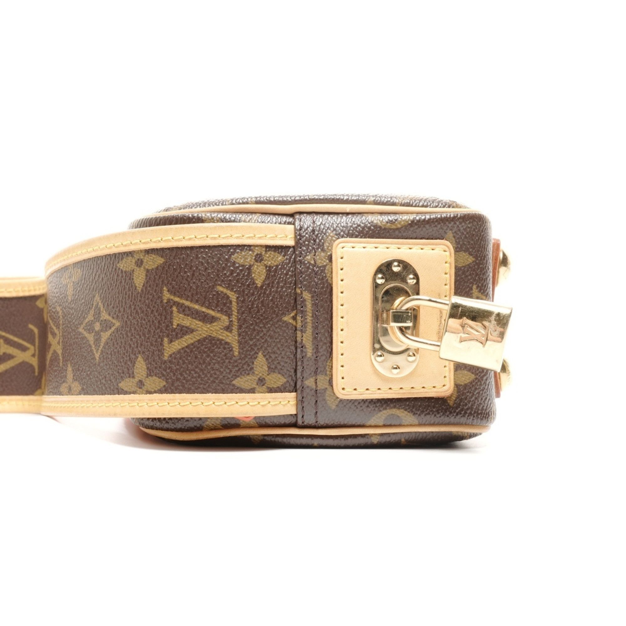 Louis Vuitton Louis Vuitton 2006 Monogram Perforated Mini Trocadero Shoulder Bag, Brown Size ONE SIZE - 4 Thumbnail