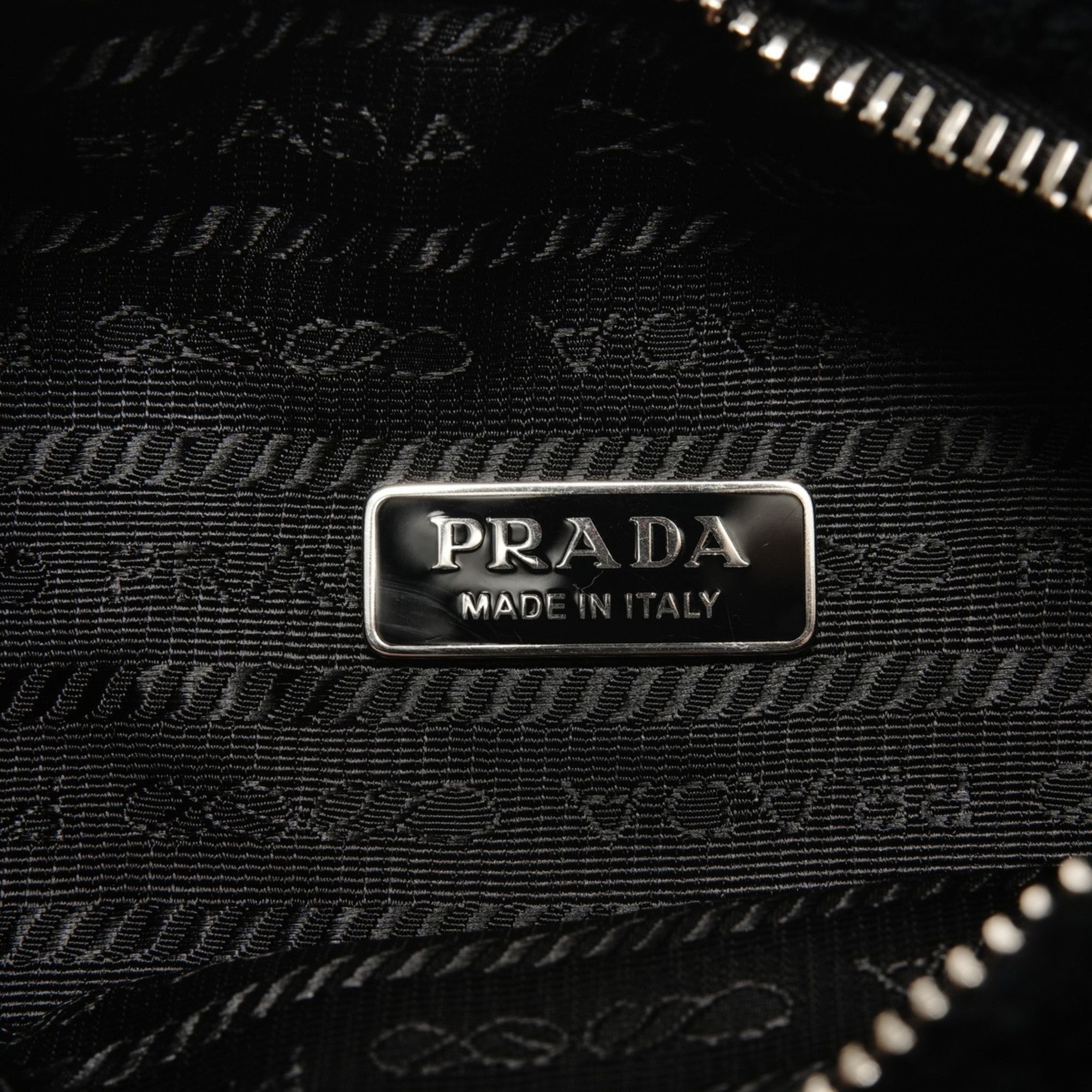 Prada Prada Terry Mini 2000 Re-Edition Hobo Handbag in Black Size ONE SIZE - 9 Thumbnail