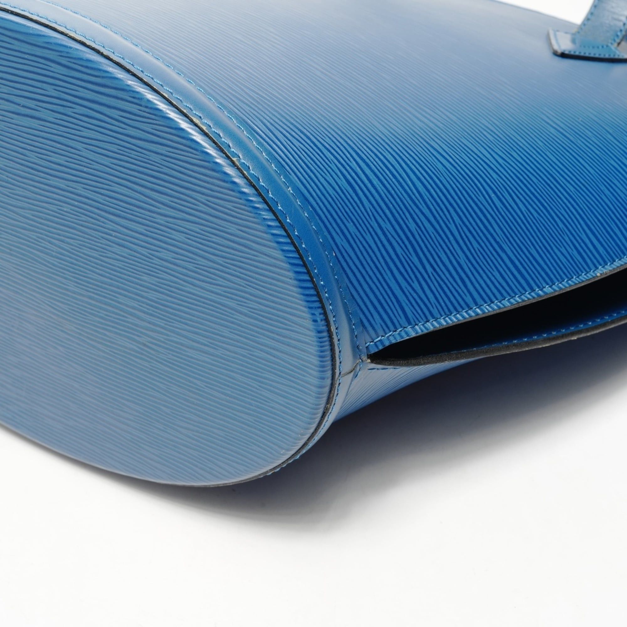 Louis Vuitton Louis Vuitton 1995 Epi Saint-Jacques Shopping Shoulder Bag, Blue Size ONE SIZE - 6 Thumbnail
