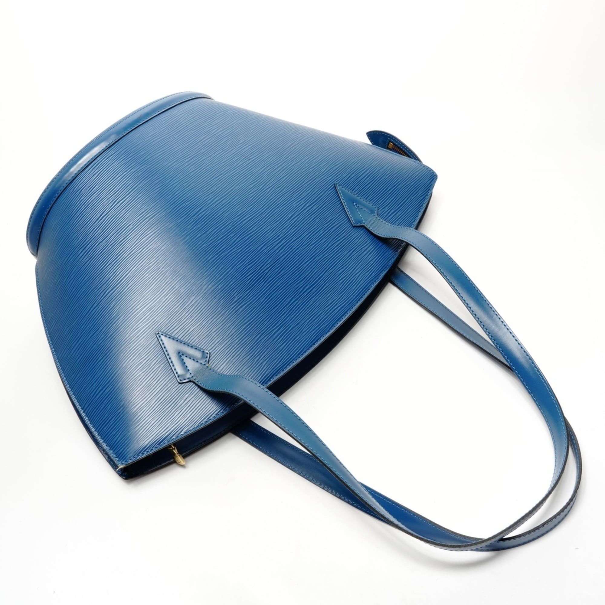 Louis Vuitton Louis Vuitton 1995 Epi Saint-Jacques Shopping Shoulder Bag, Blue Size ONE SIZE - 8 Thumbnail
