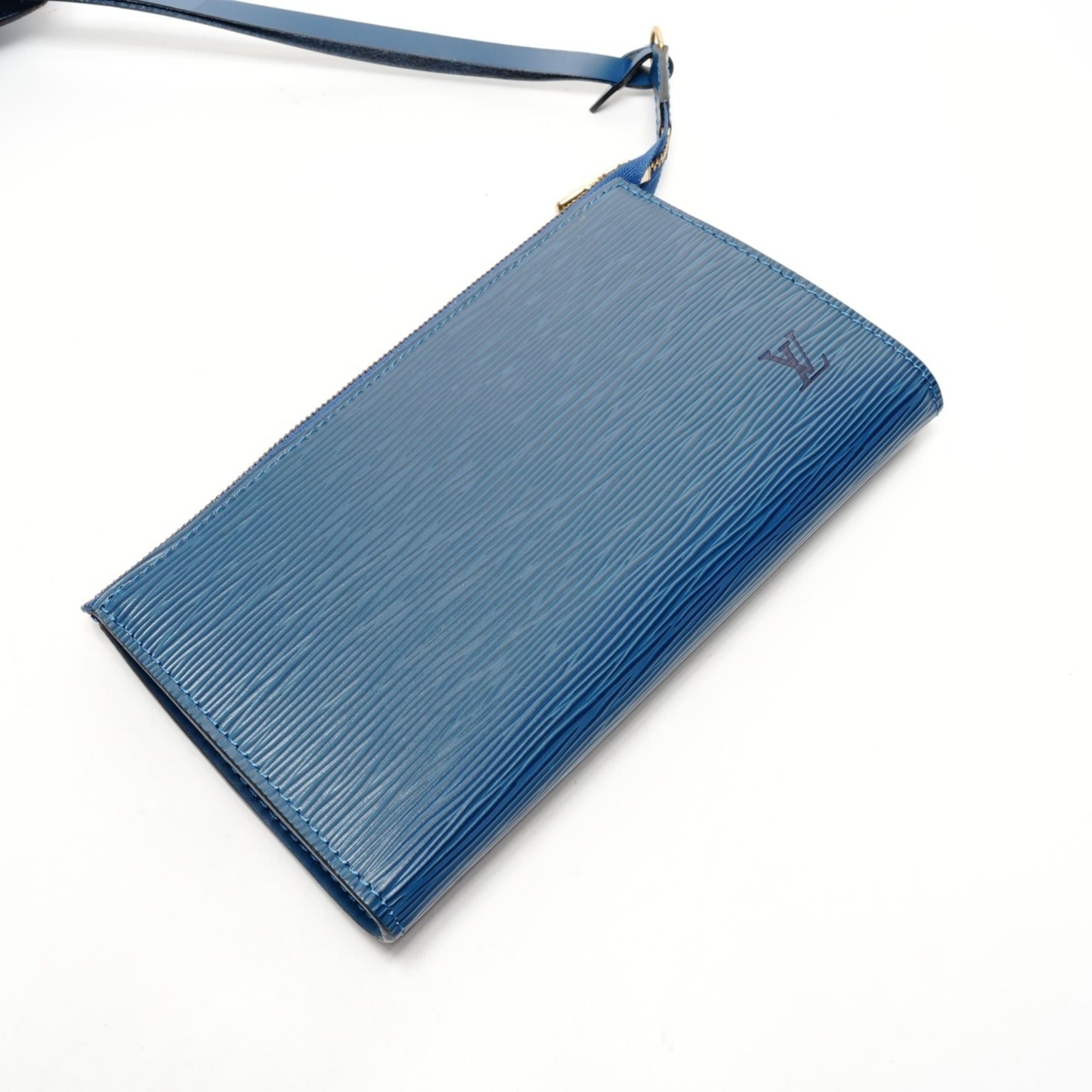 Louis Vuitton Louis Vuitton 1995 Epi Saint-Jacques Shopping Shoulder Bag, Blue Size ONE SIZE - 12 Thumbnail