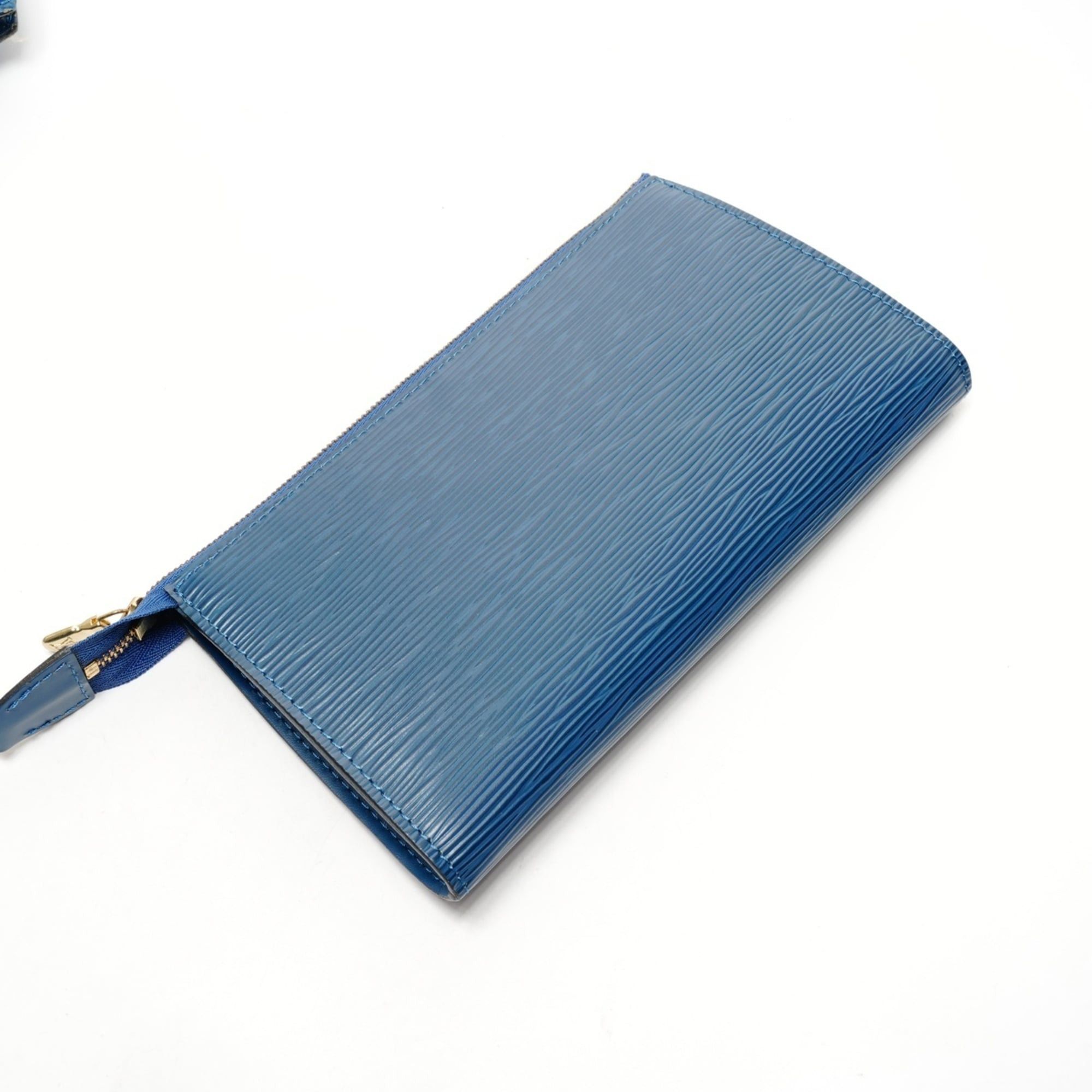 Louis Vuitton Louis Vuitton 1995 Epi Saint-Jacques Shopping Shoulder Bag, Blue Size ONE SIZE - 13 Thumbnail