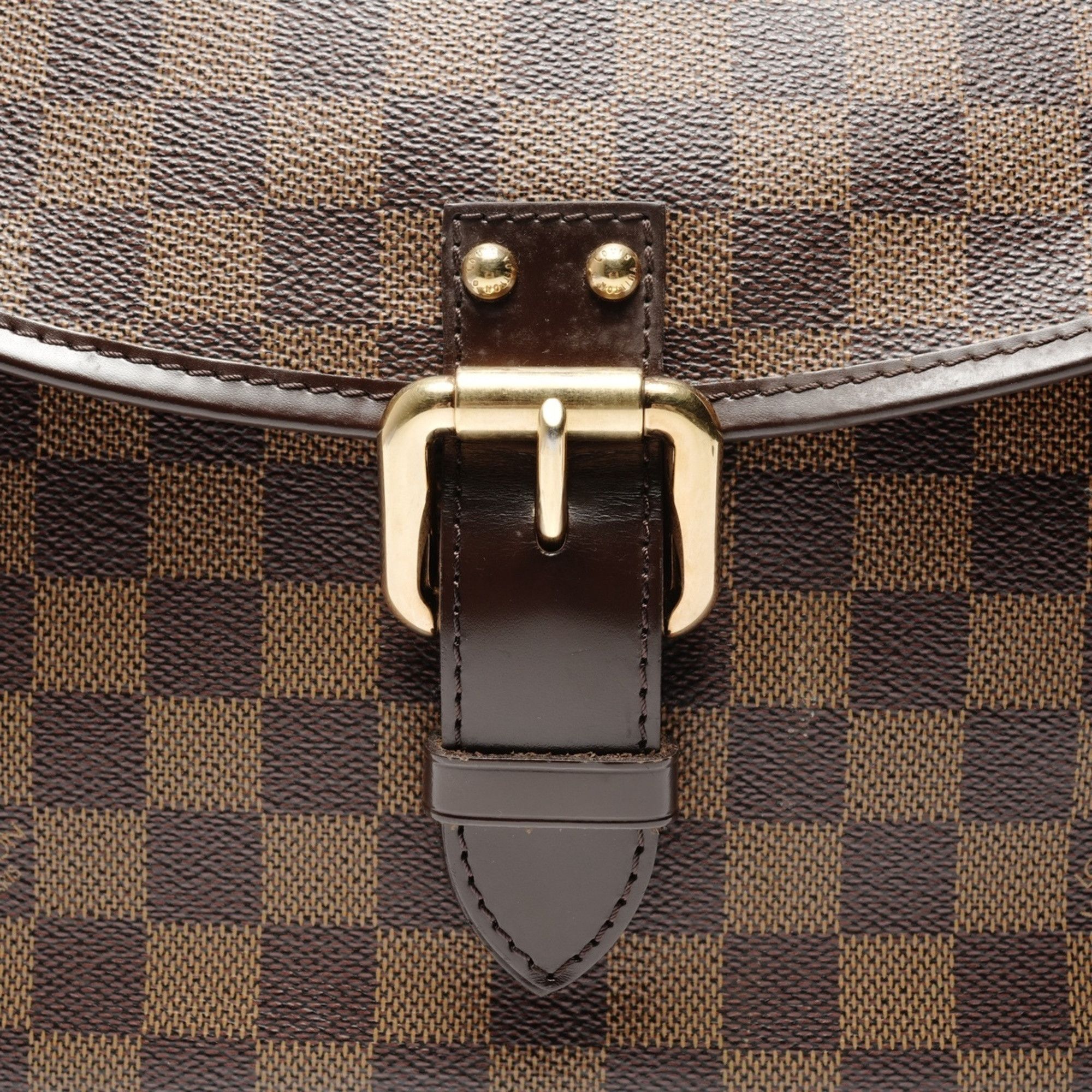 Louis Vuitton Louis Vuitton 2008 Damier Highbury Shoulder Bag Brown Size ONE SIZE - 8 Thumbnail