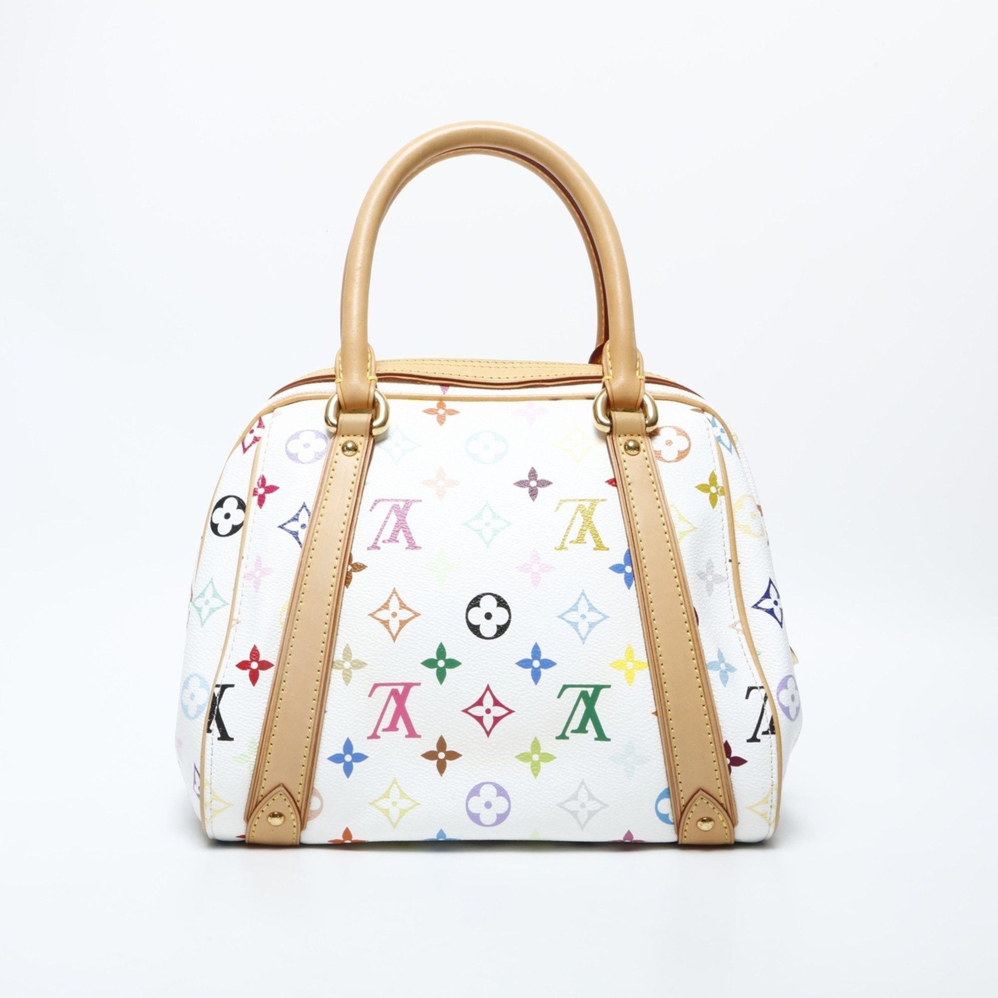 Louis Vuitton Louis Vuitton 2007 Monogram Multicolore Priscilla Handbag in White Size ONE SIZE - 6 Thumbnail
