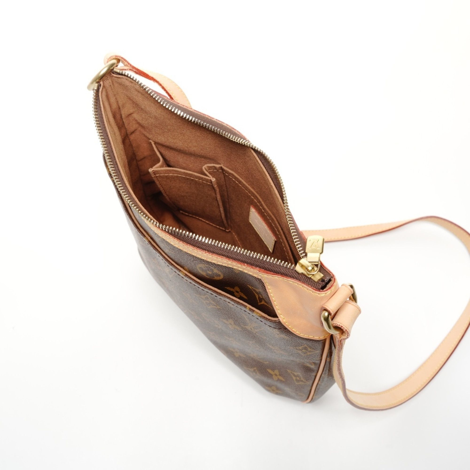 Louis Vuitton Louis Vuitton 2008 Monogram Odeon PM Shoulder Bag, Brown Size ONE SIZE - 11 Thumbnail
