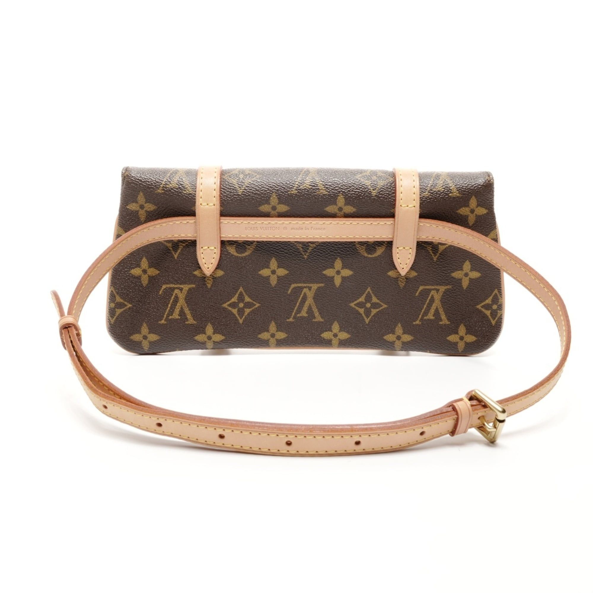 Louis Vuitton Louis Vuitton 2005 Monogram Pochette Marel Shoulder Bag, Brown Size ONE SIZE - 3 Thumbnail